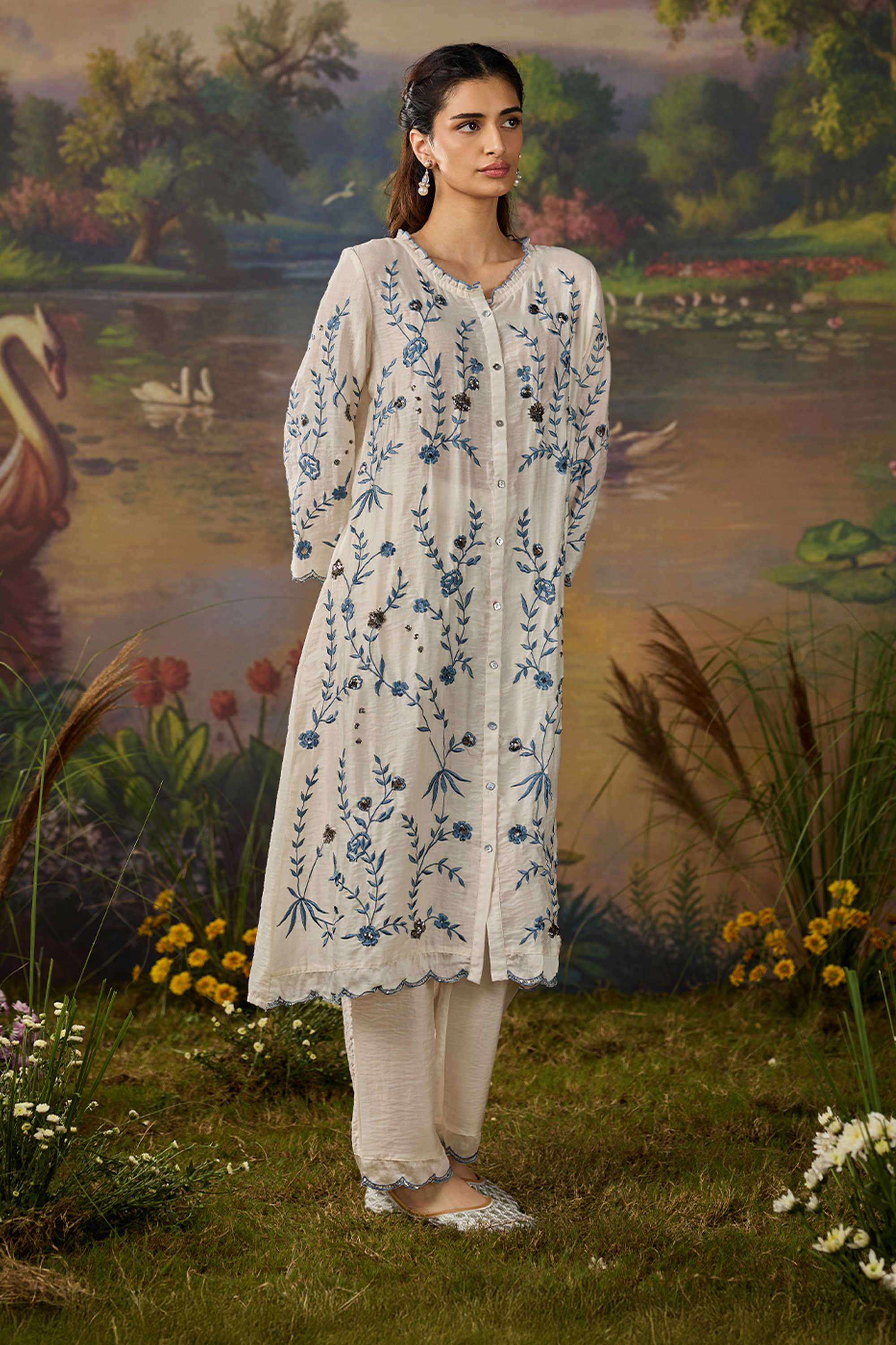 Solid-Regular-Fit-Blended-Fabric-Women-s-Festive-Wear-Palazzos