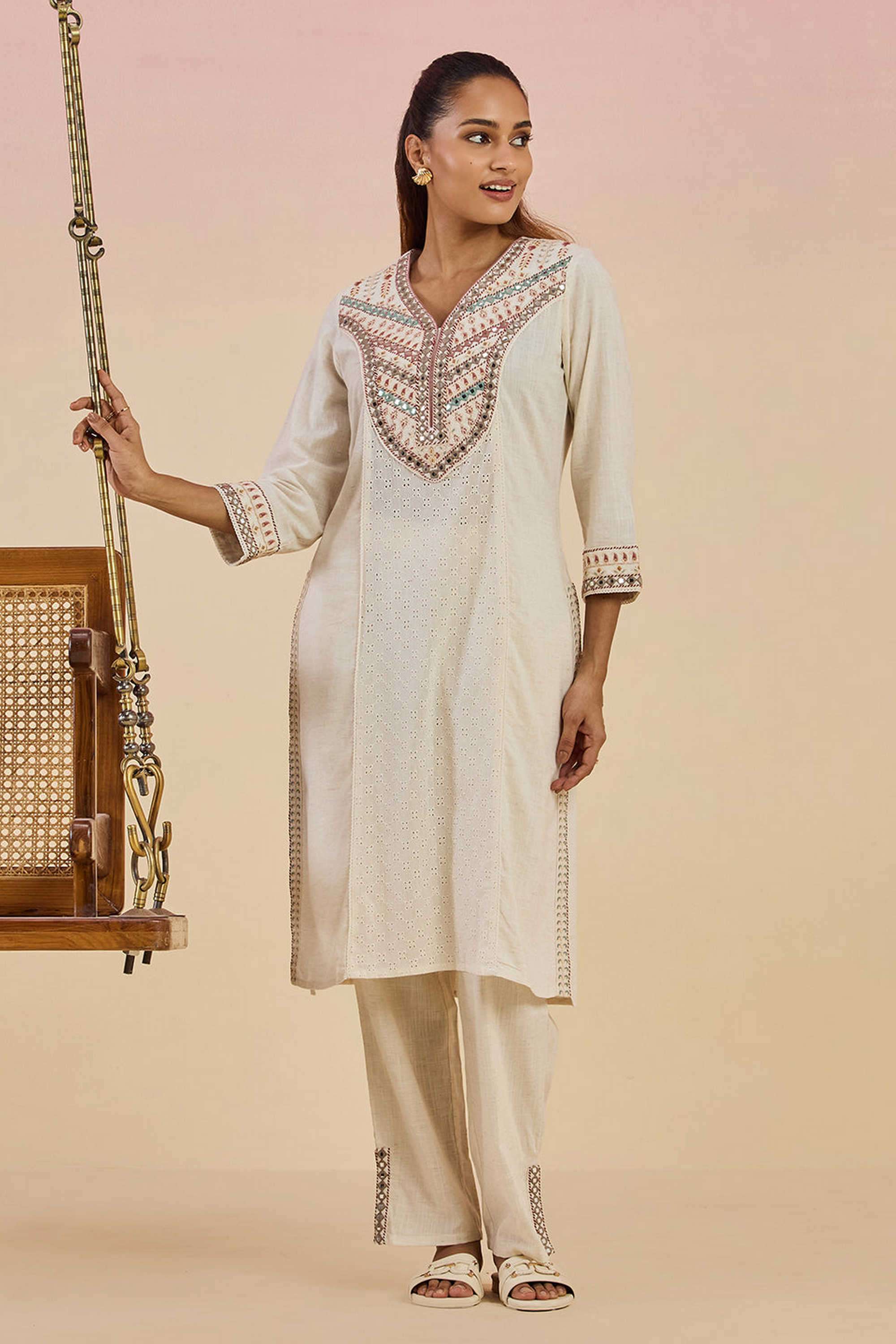 Solid-Rayon-Women-s-Festive-Wear-Kurta