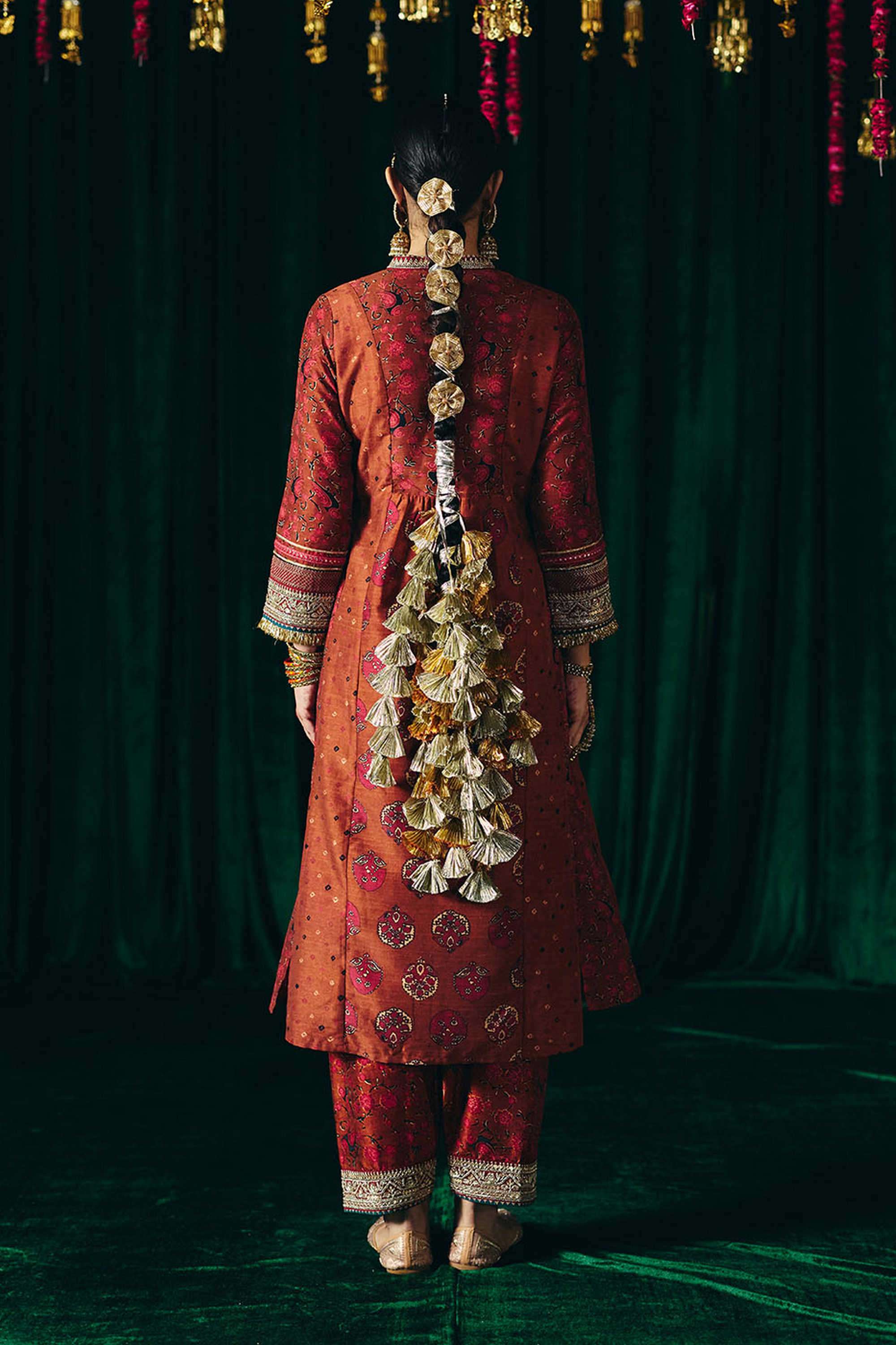 Solid-Silk-Women-s-Festive-Wear-Kurta-Set