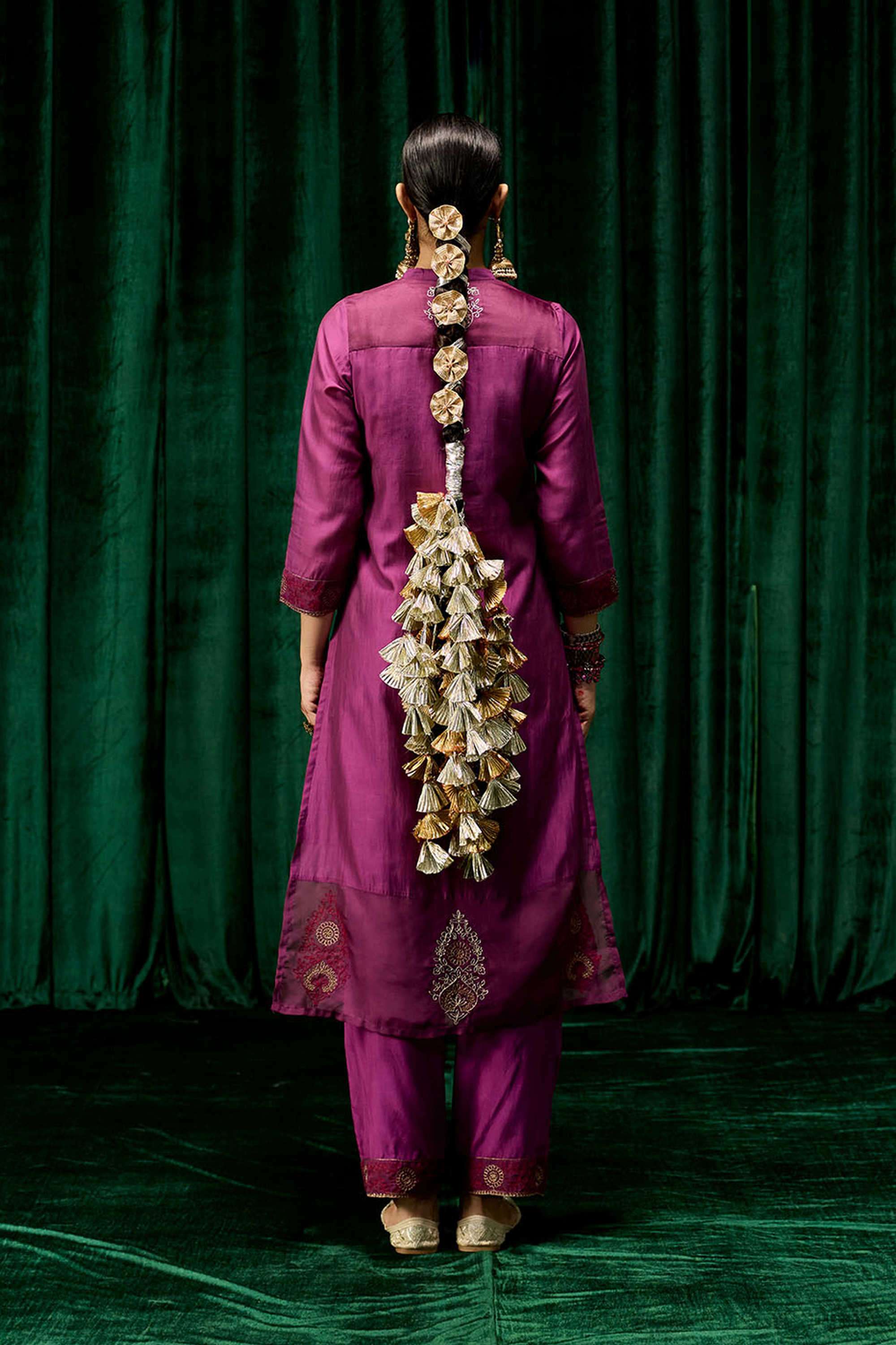 Solid-Cotton-Women-s-Festive-Wear-Kurta-Set