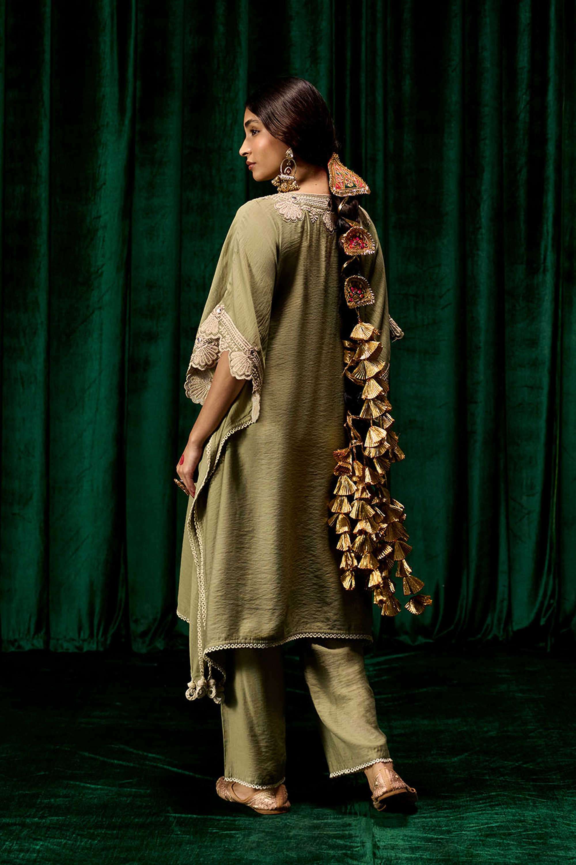 Solid-Regular-Fit-Linen-Women-s-Festive-Wear-Palazzos