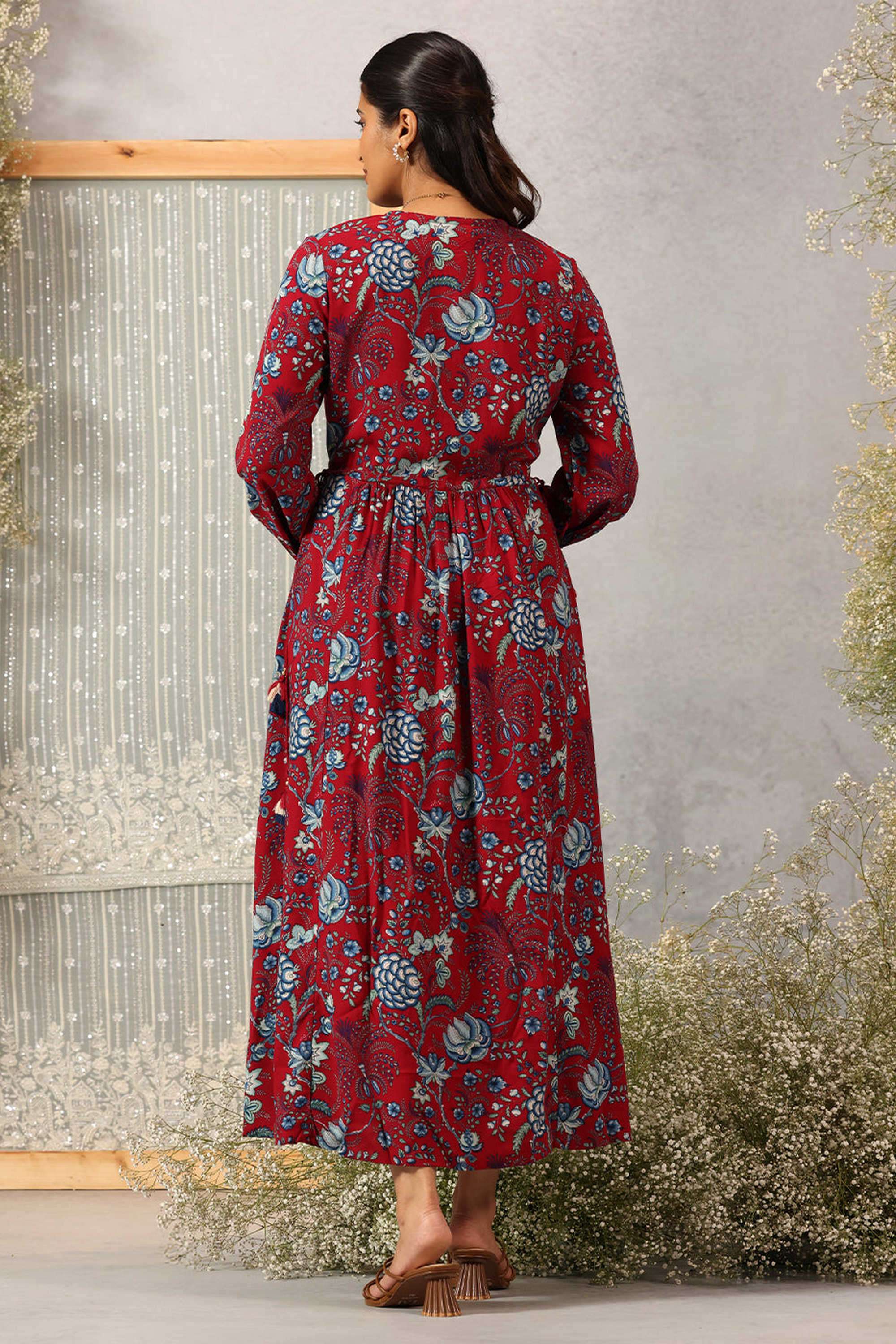 Solid-Rayon-Women-s-Dress