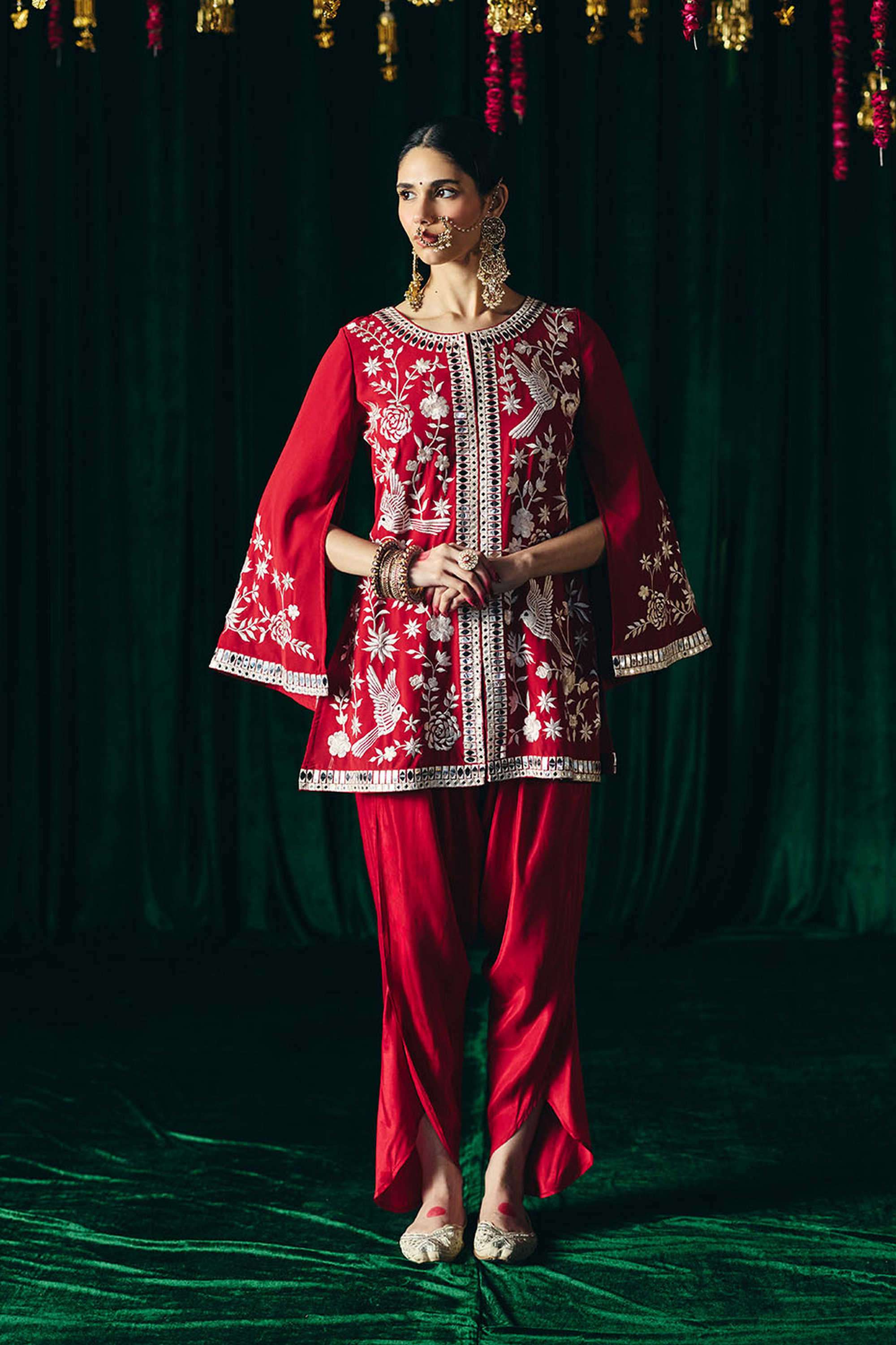 Solid-Regular-Fit-Blended-Fabric-Women-s-Festive-Wear-Palazzos