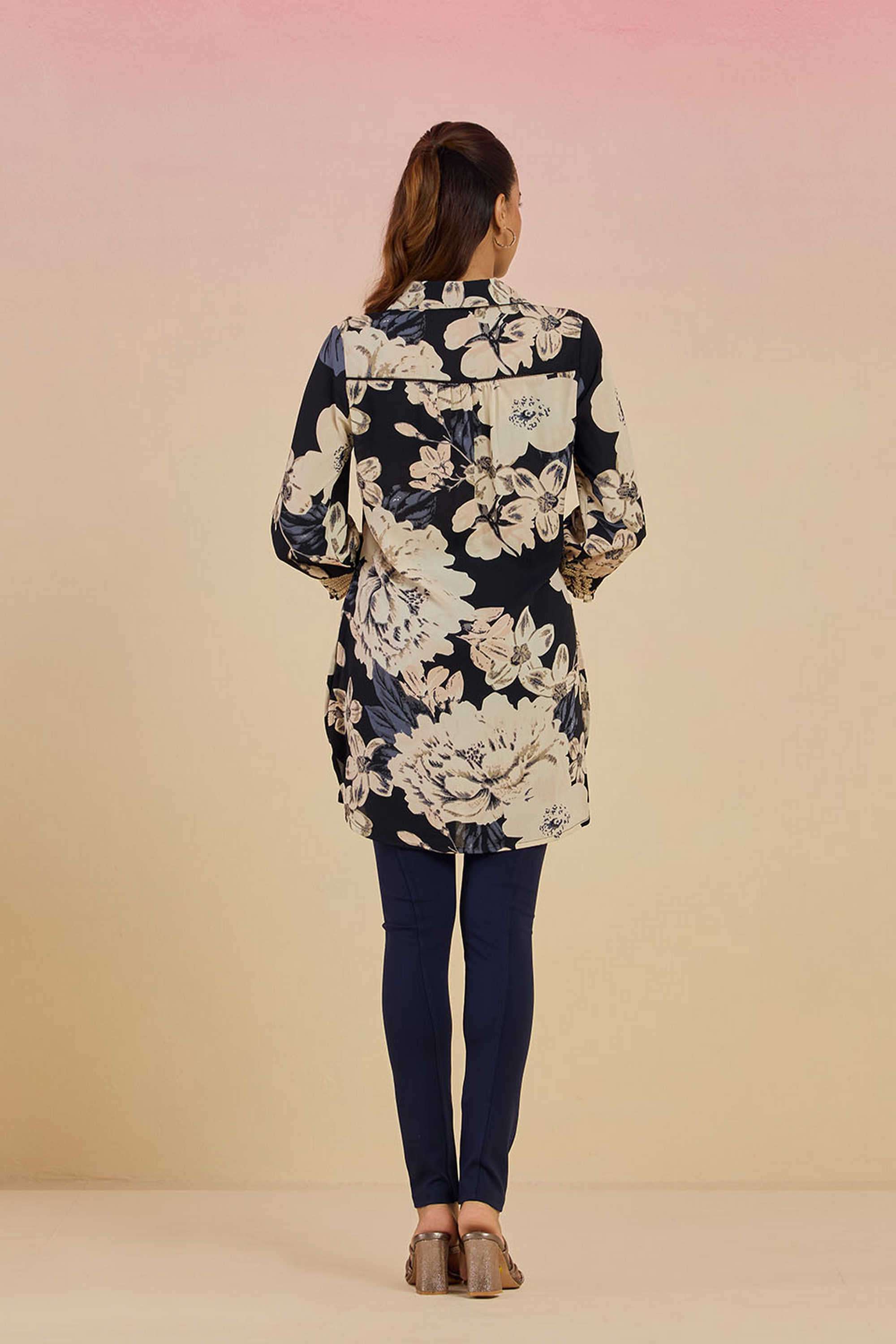 Solid-Viscose-Women-s-Tunic