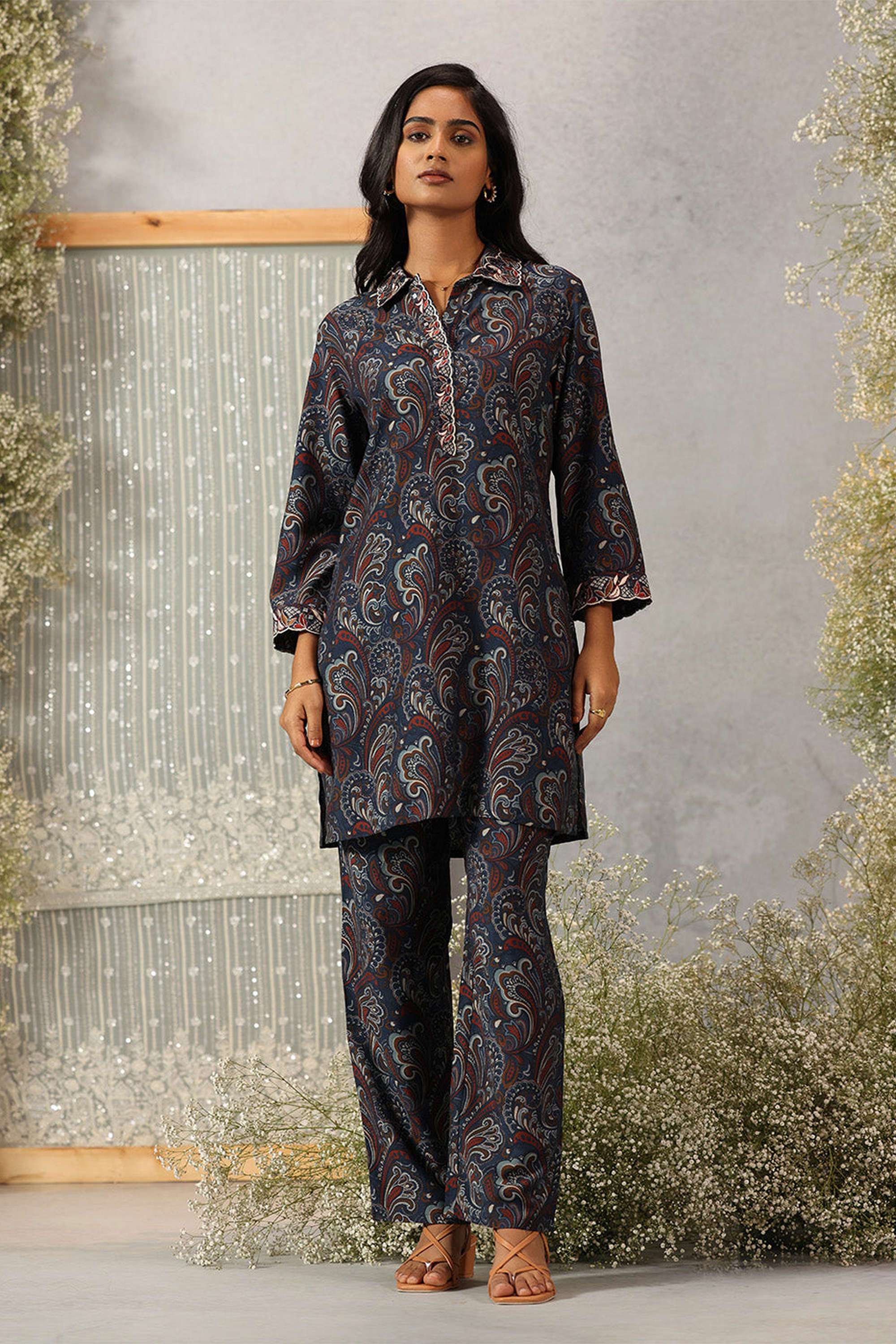 Printed-Viscose-Collar-Neck-Women-s-Everyday-Kurta