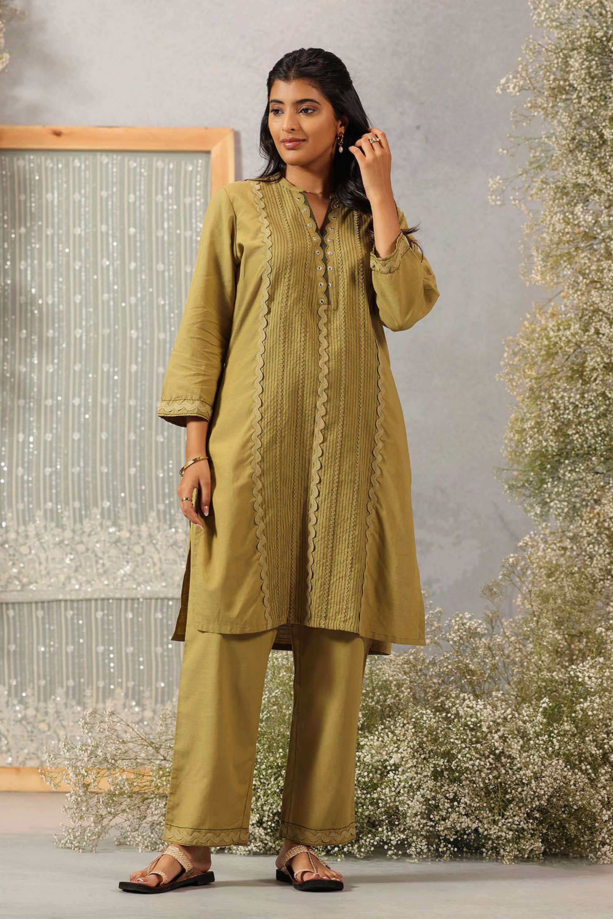 Solid-Regular-Fit-Linen-Women-s-Festive-Wear-Palazzos