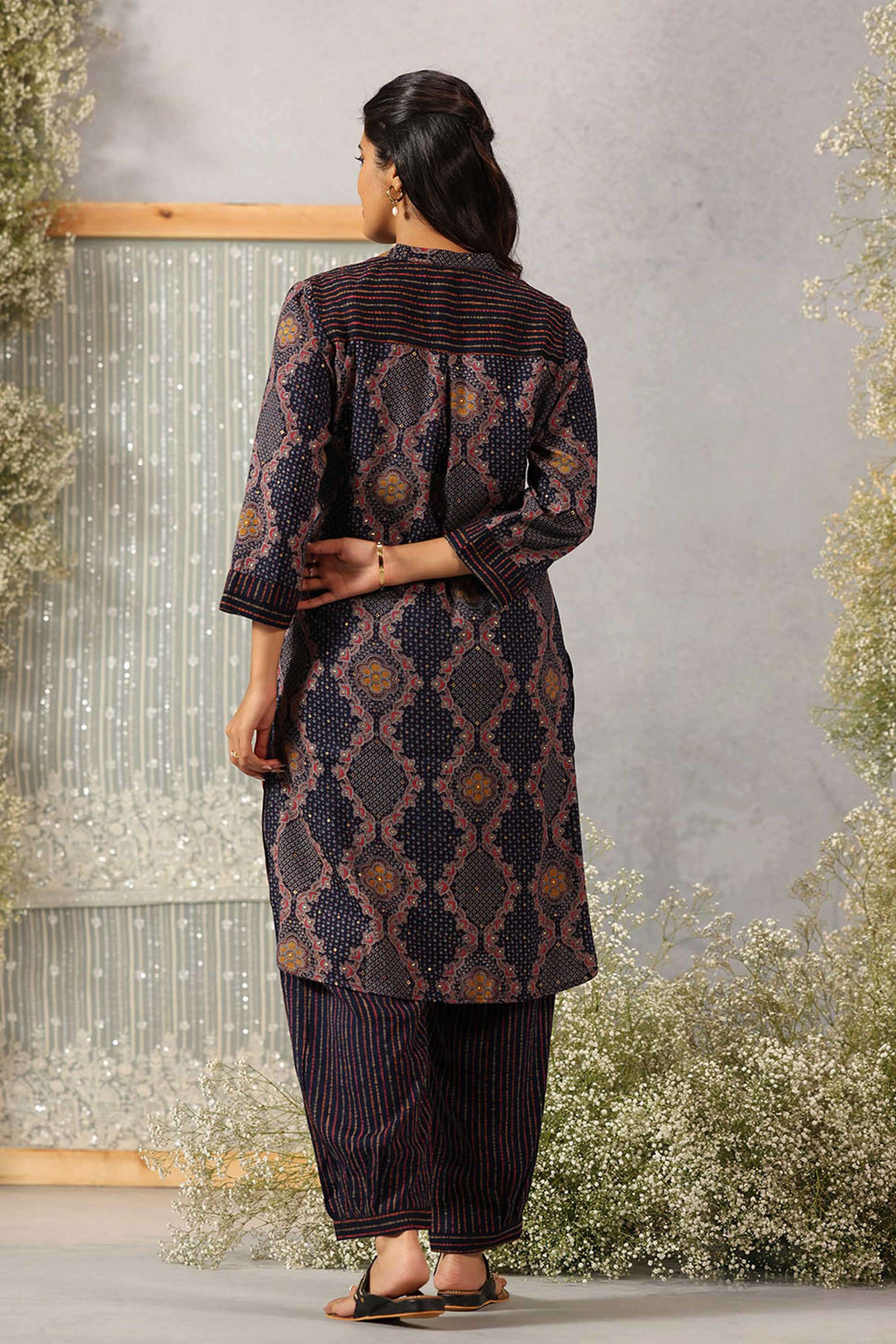 Solid-Regular-Fit-Cotton-Women-s-Festive-Wear-Palazzos