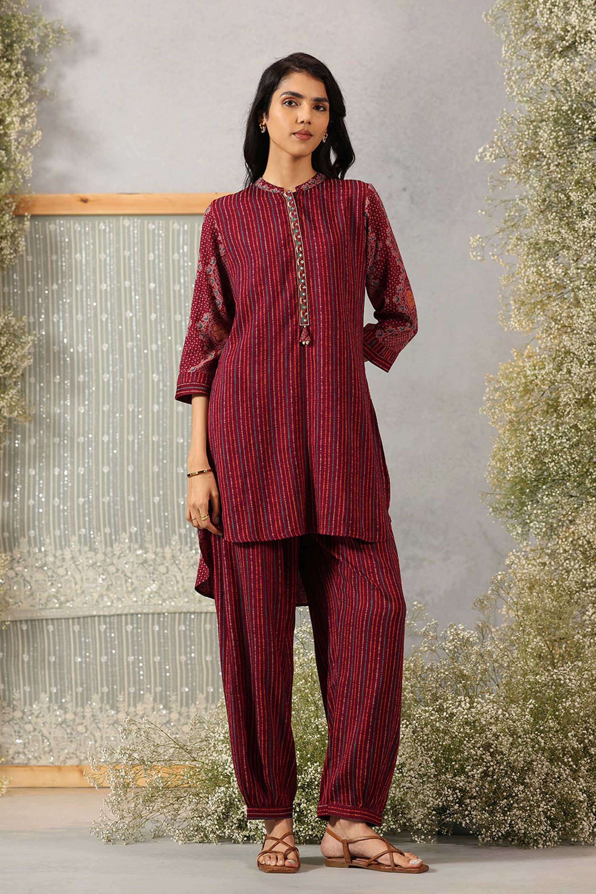 Solid-Regular-Fit-Cotton-Women-s-Festive-Wear-Palazzos
