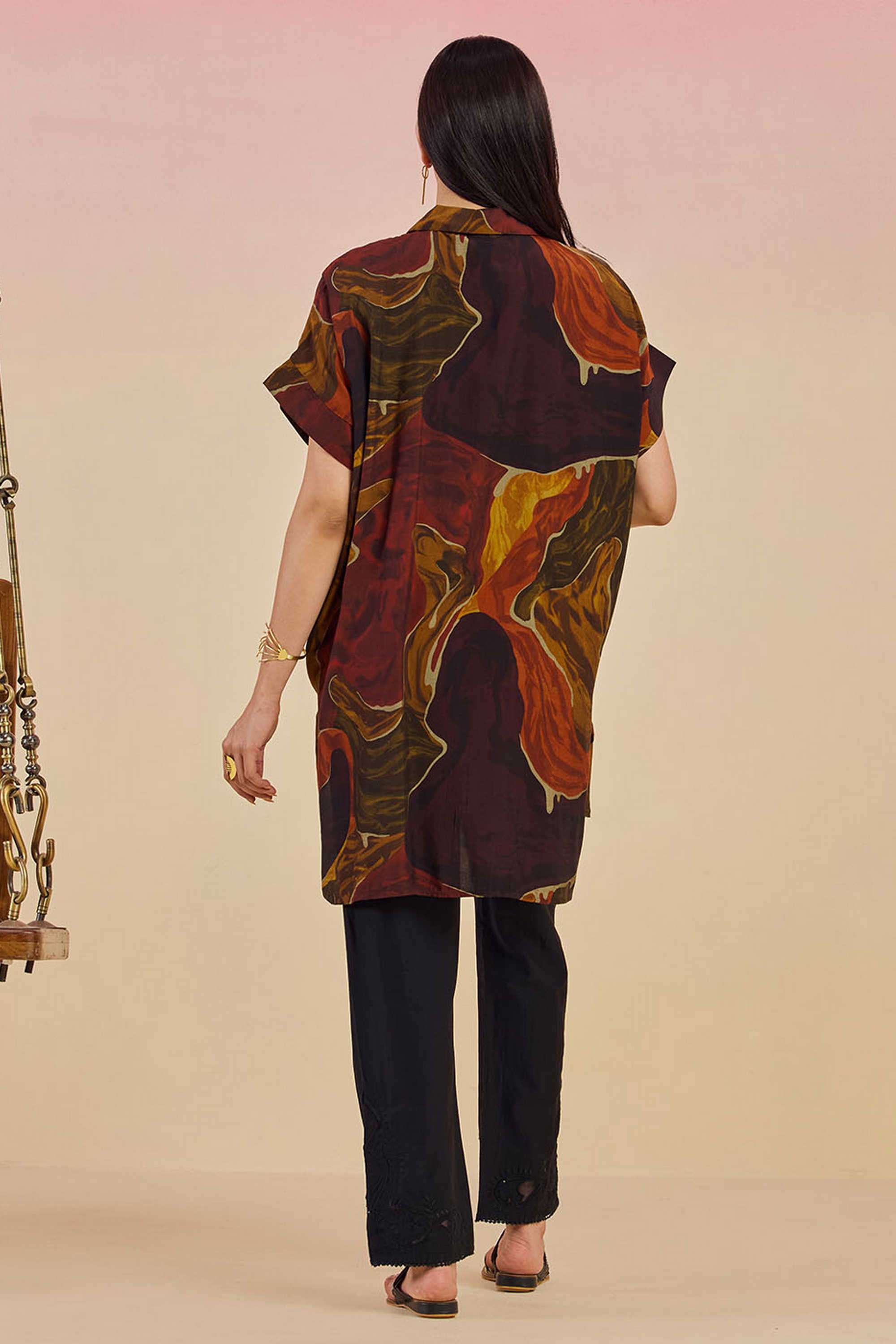 Solid-Viscose-Women-s-Tunic