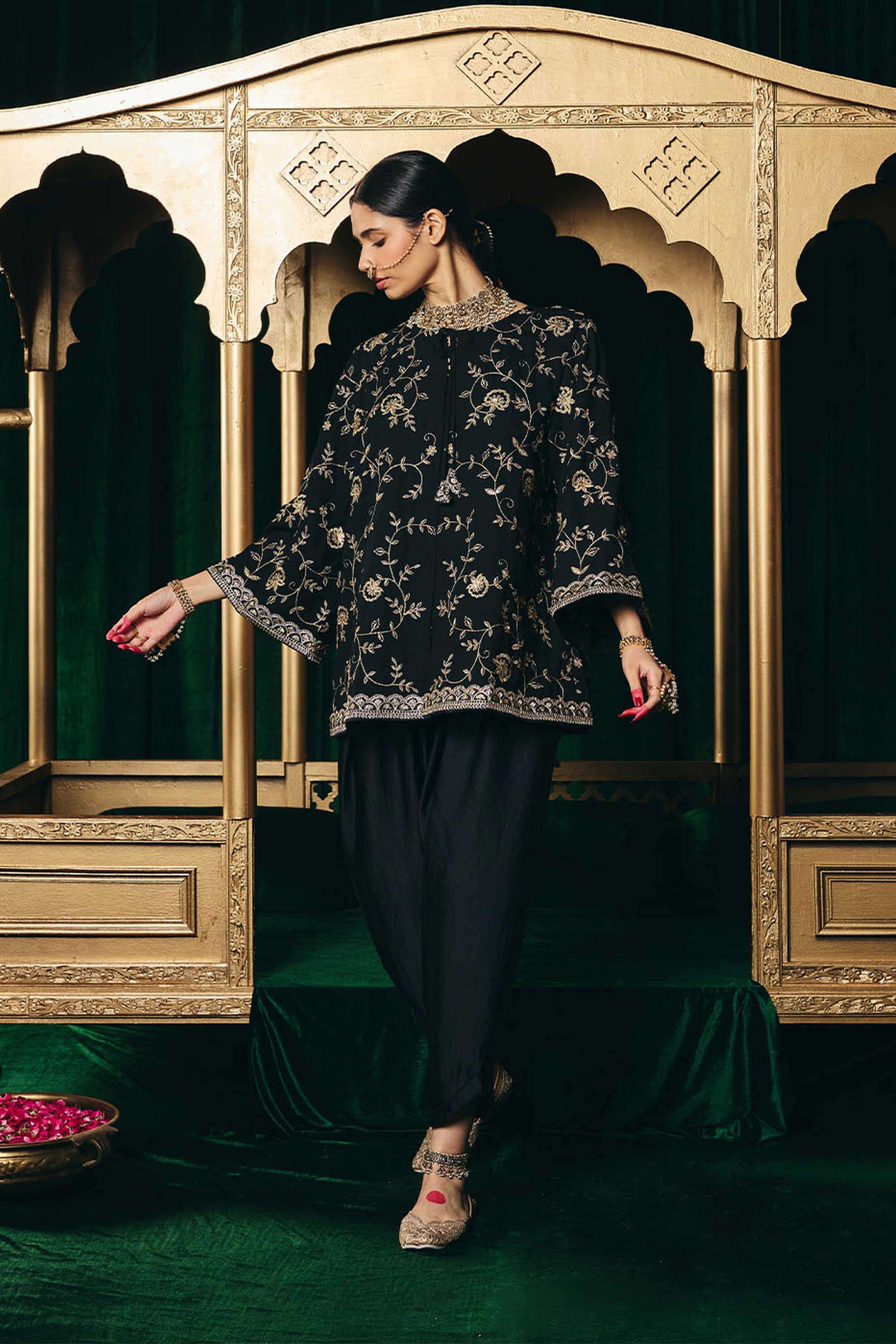 Solid-Polyester-Women-s-Tunic