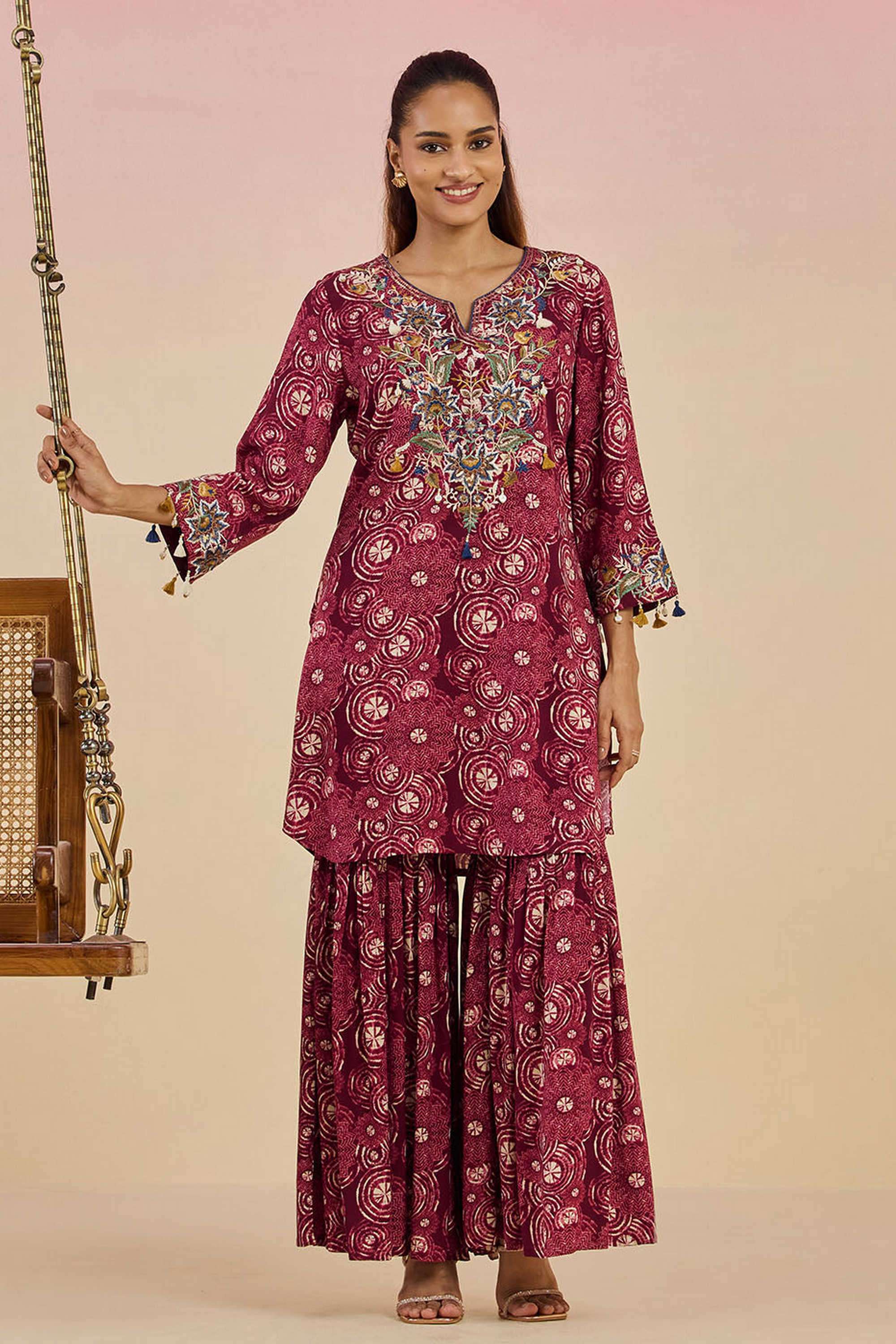 Solid-Regular-Fit-Rayon-Women-s-Festive-Wear-Palazzos