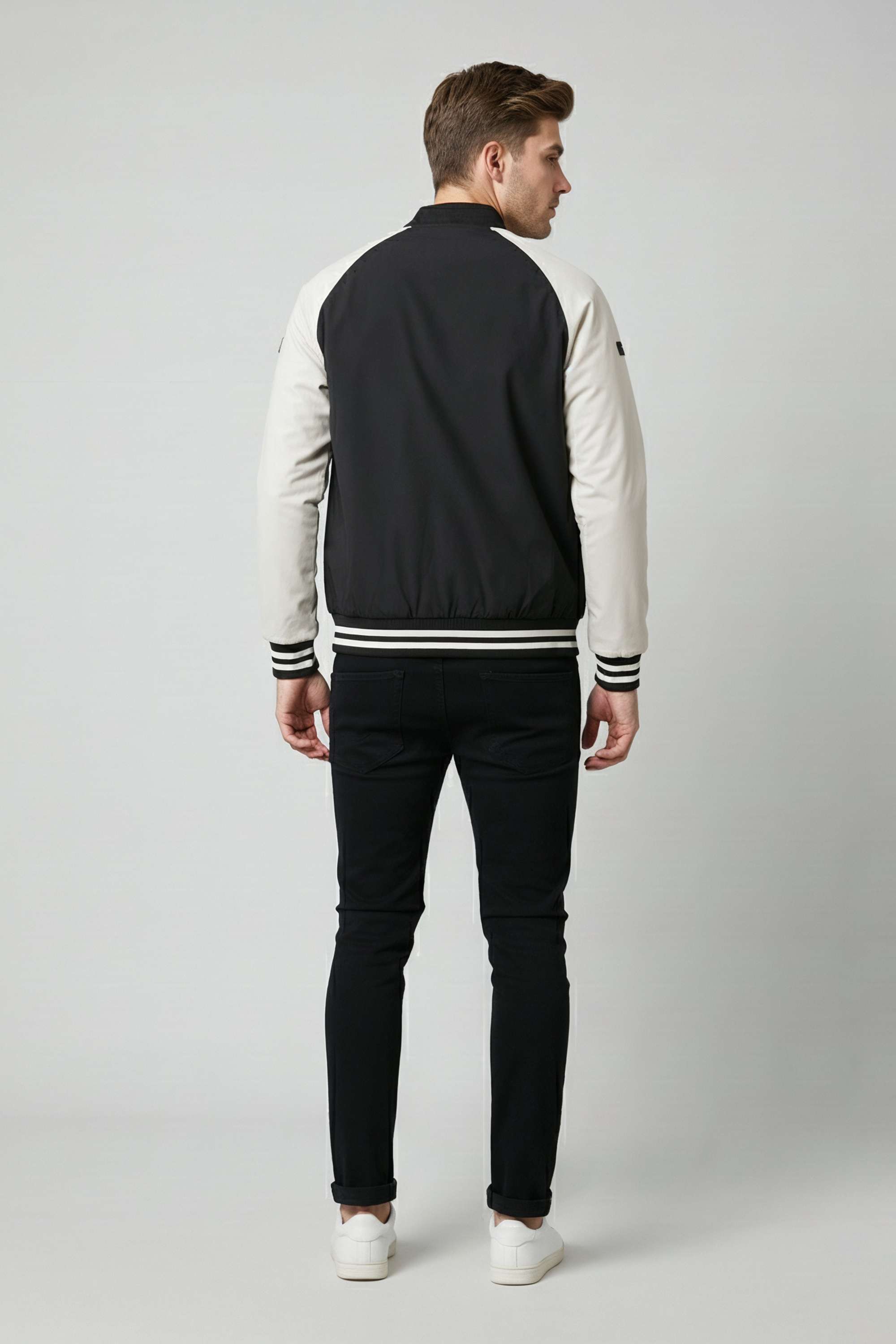Polyester-Zipper-Regular-Fit-Men-s-Casual-Wear-Jacket