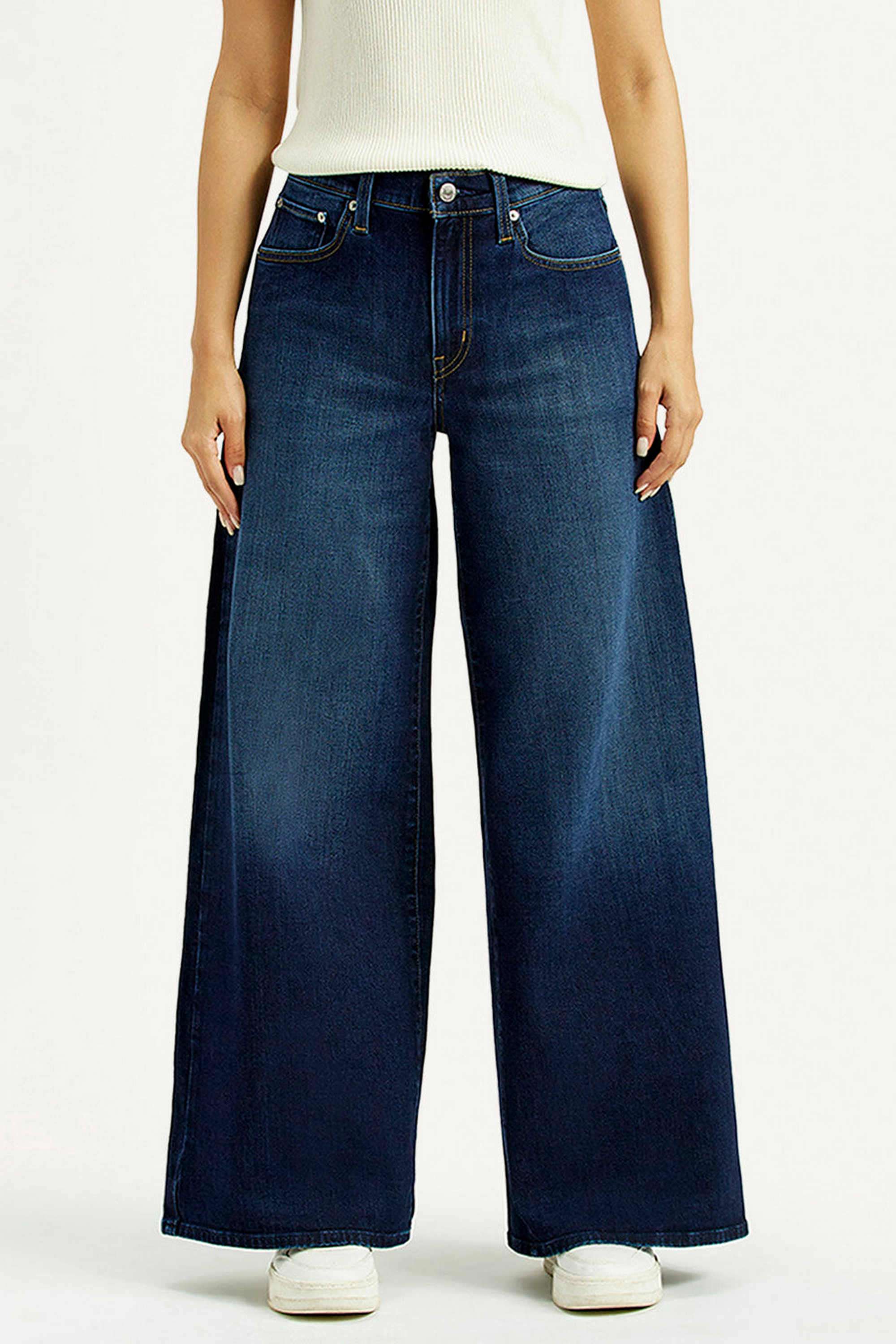 levis Mid Rise Blended Fabric Relaxed Fit Women's Jeans-picture-11