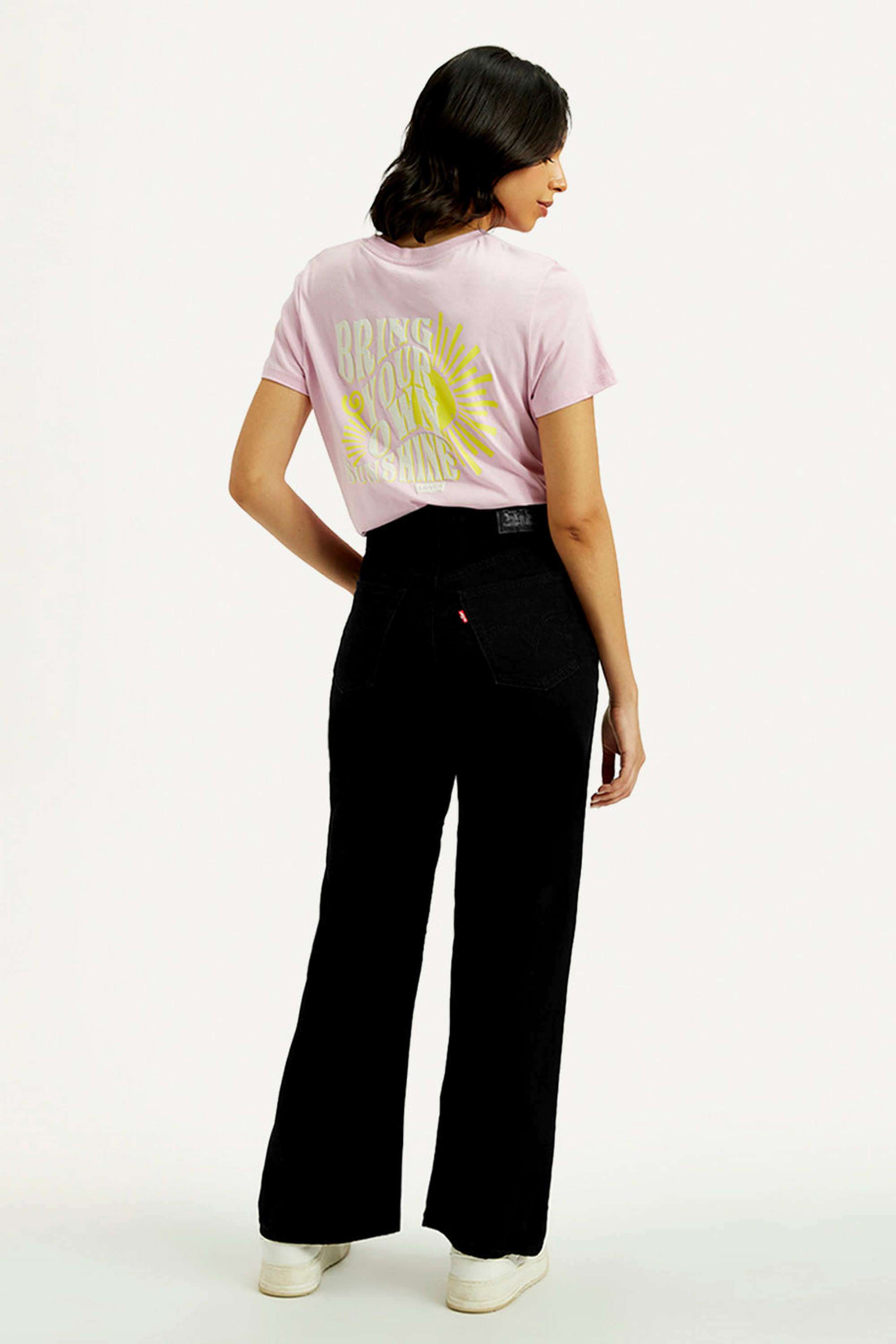 Solid-Cotton-Wide-Leg-Fit-Women-s-Jeans