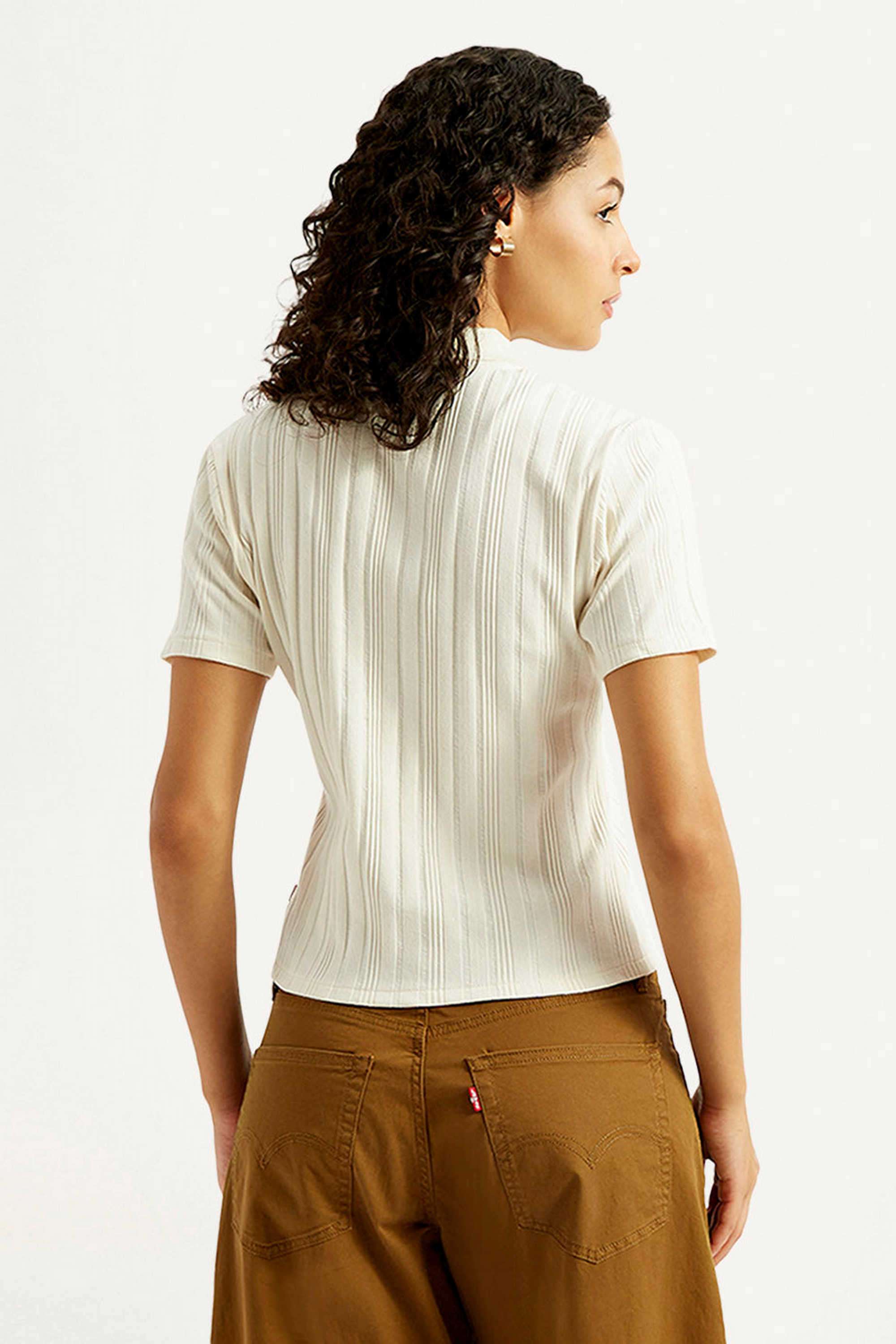 Textured-Cotton-Slim-Fit-Women-s-Shirt