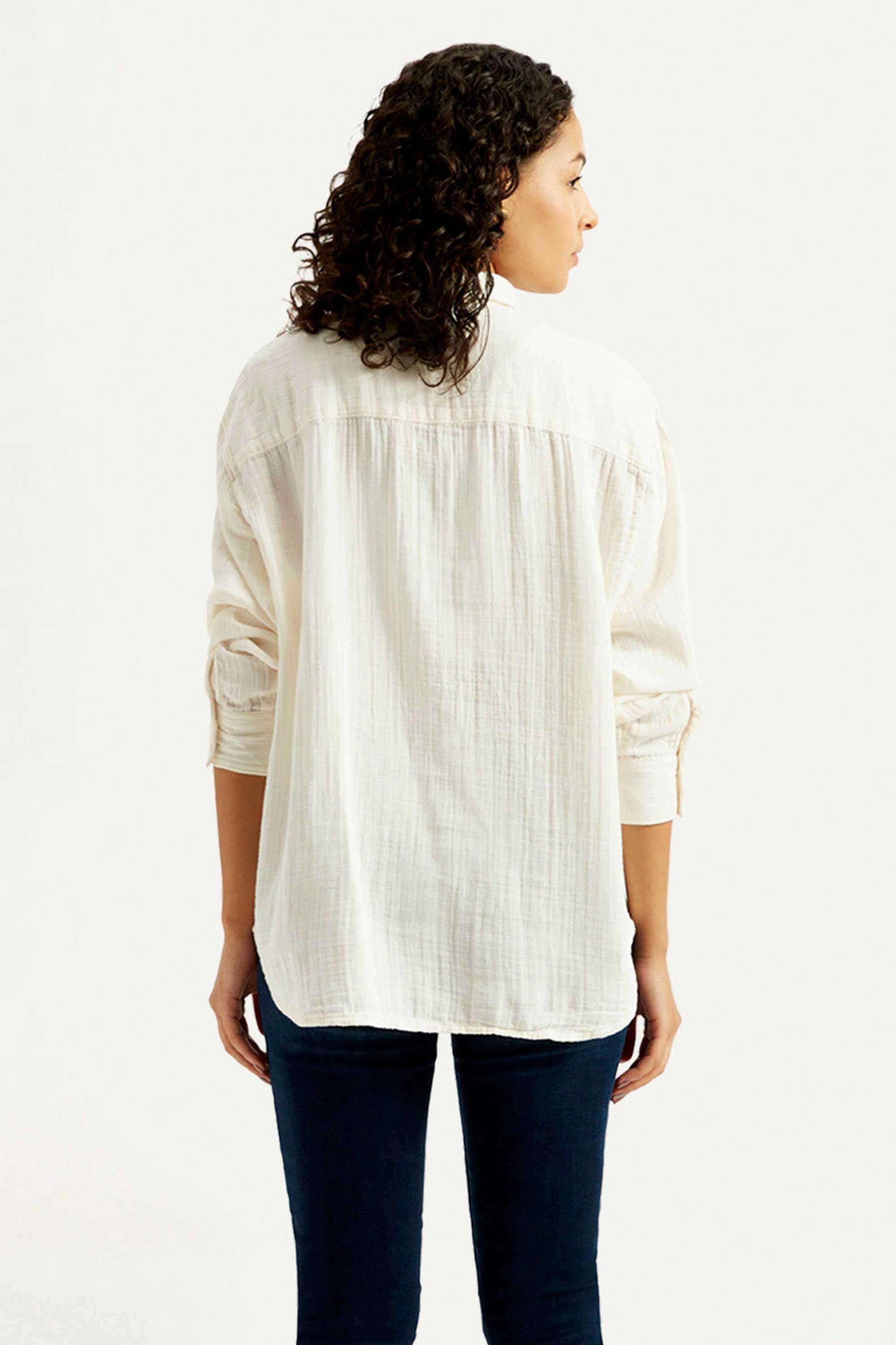 Solid-Cotton-Slim-Fit-Women-s-Shirt