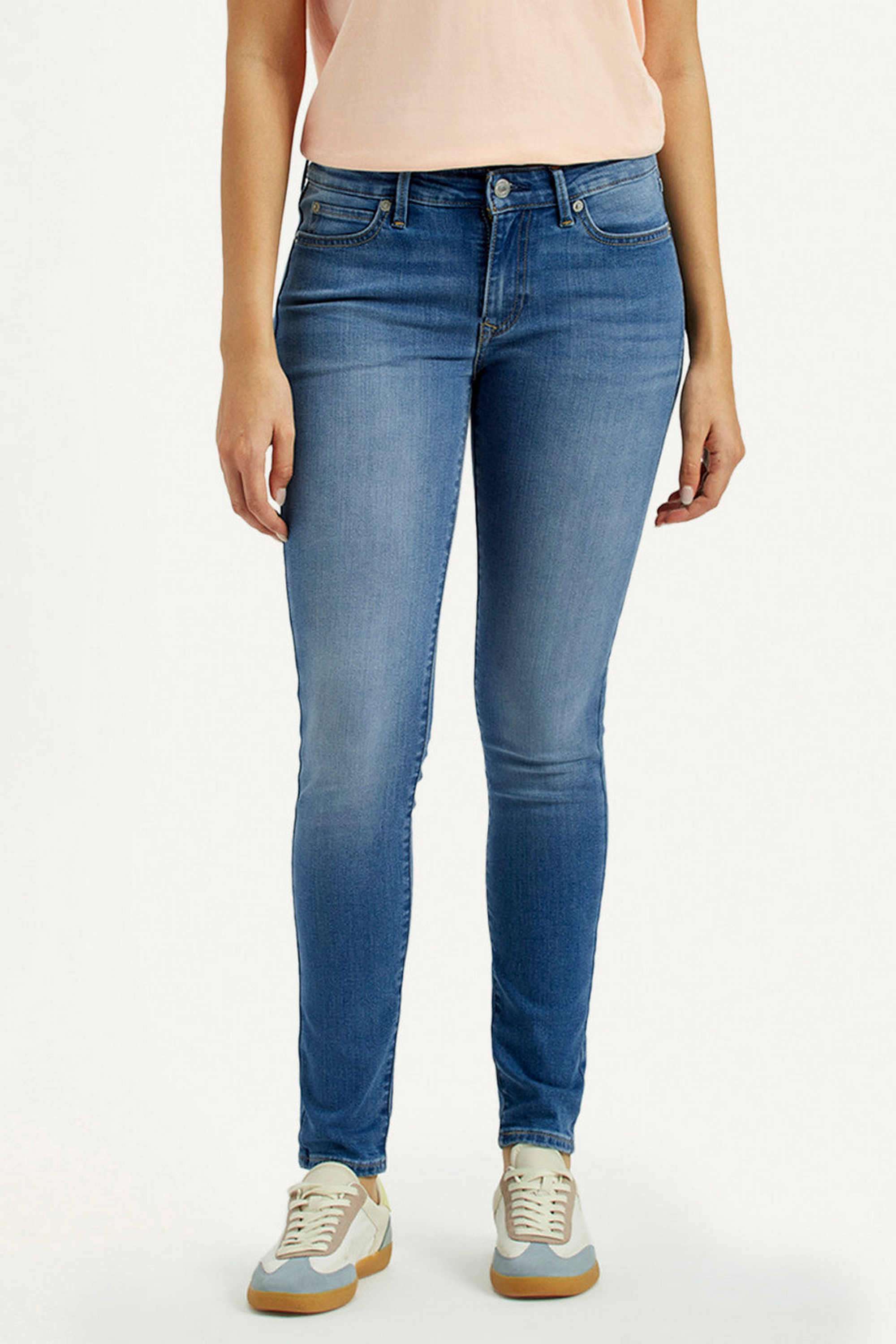 Solid-Cotton-Skinny-Fit-Women-s-Jeans