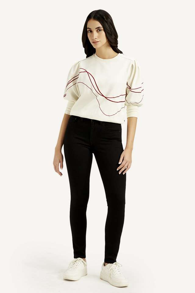High-Rise-Blended-Fabric-Skinny-Fit-Women-s-Jeans