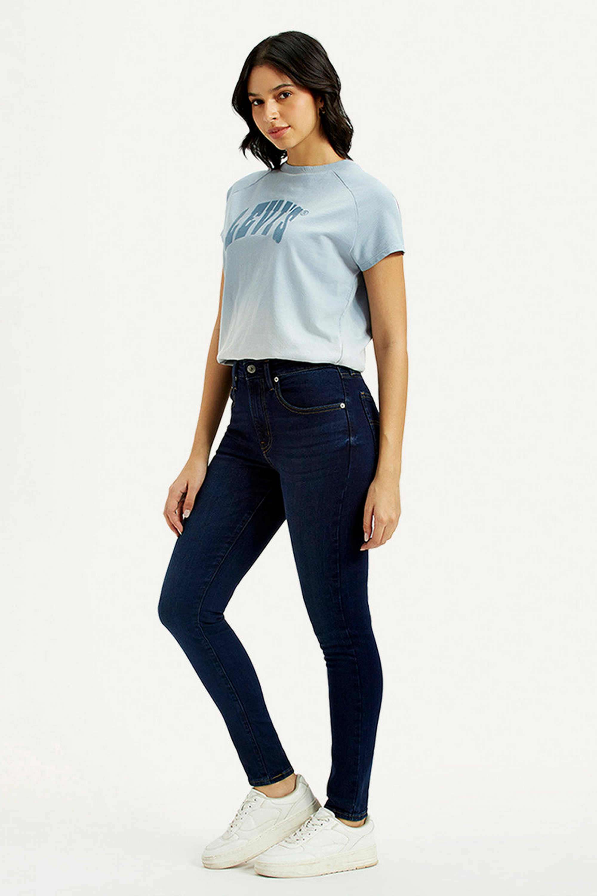 Solid-Cotton-Skinny-Fit-Women-s-Jeans