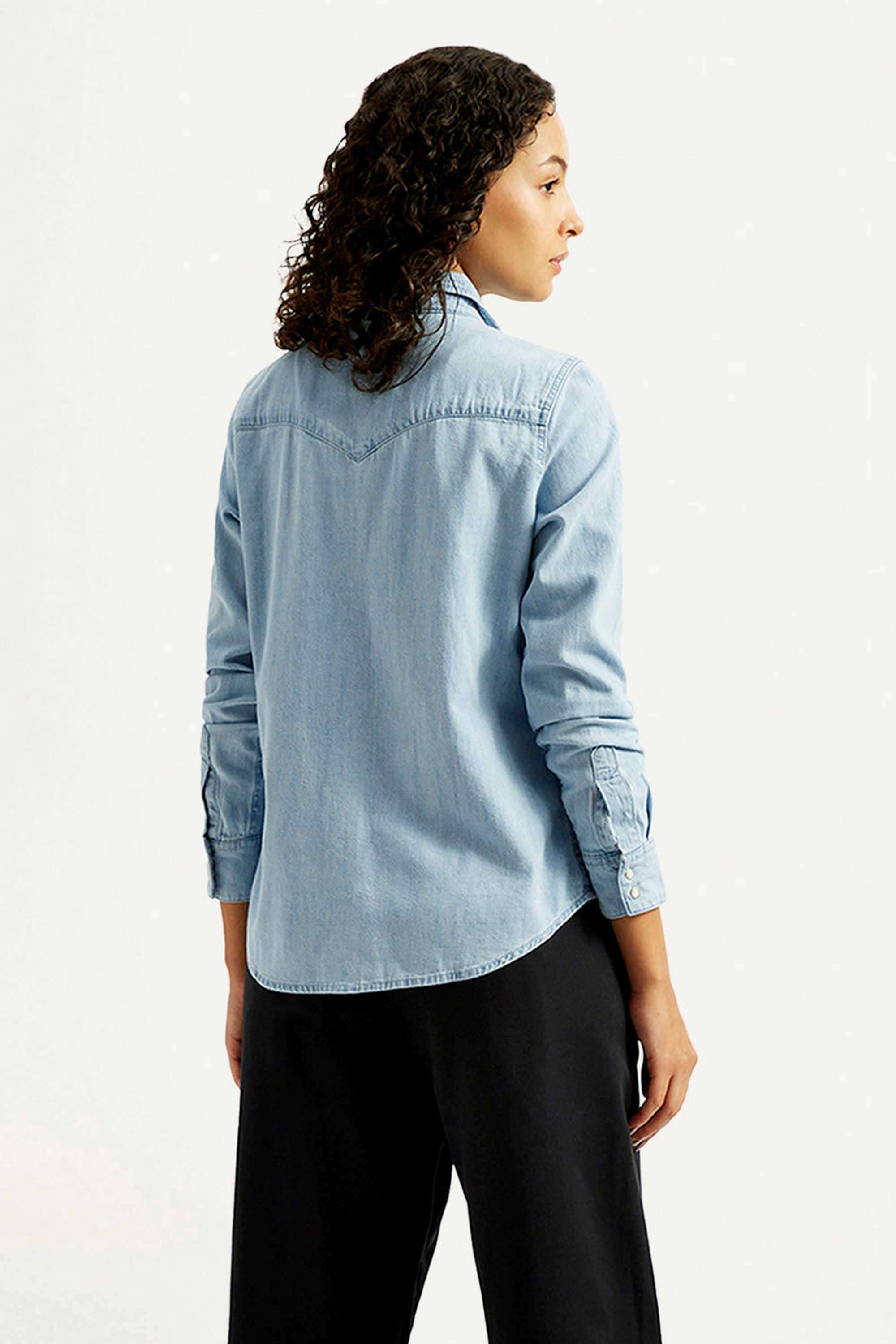 Solid-Cotton-Regular-Fit-Women-s-Shirt