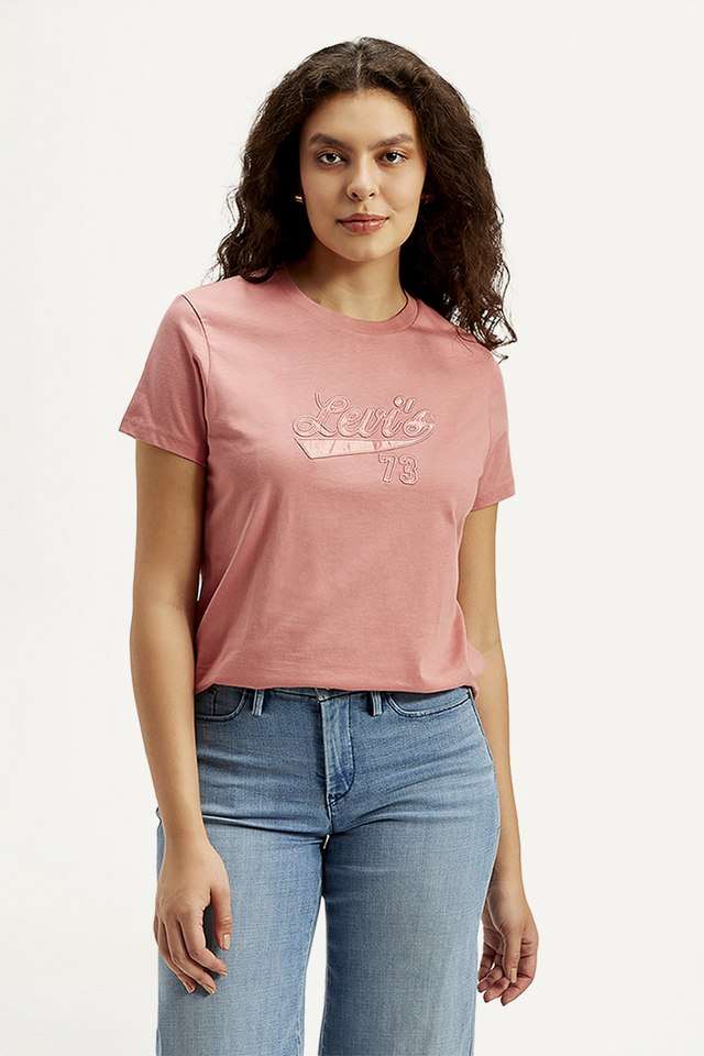 Textured-Cotton-Relaxed-Fit-Women-s-T-Shirt