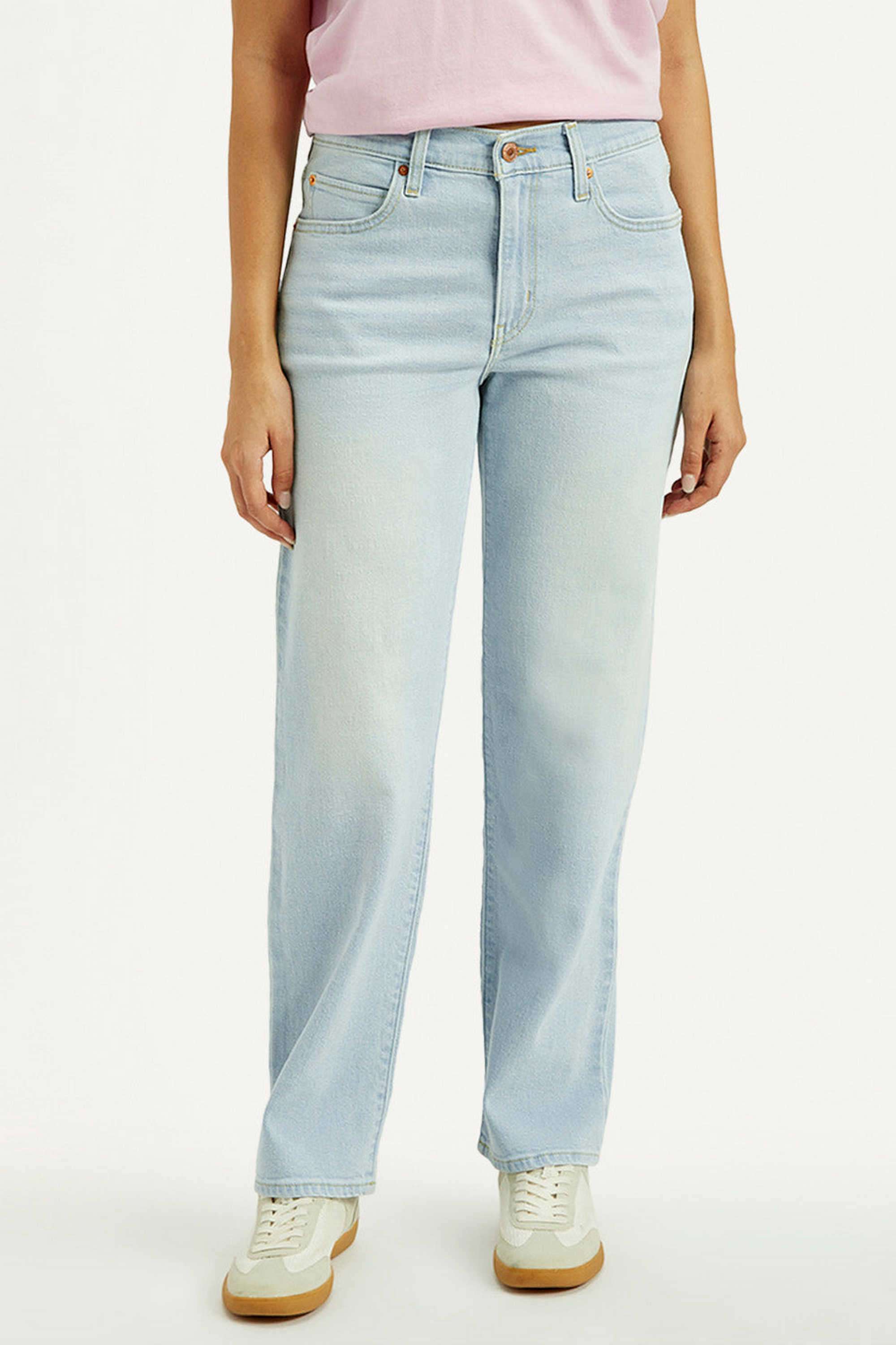 Solid-Cotton-Relaxed-Fit-Women-s-Jeans