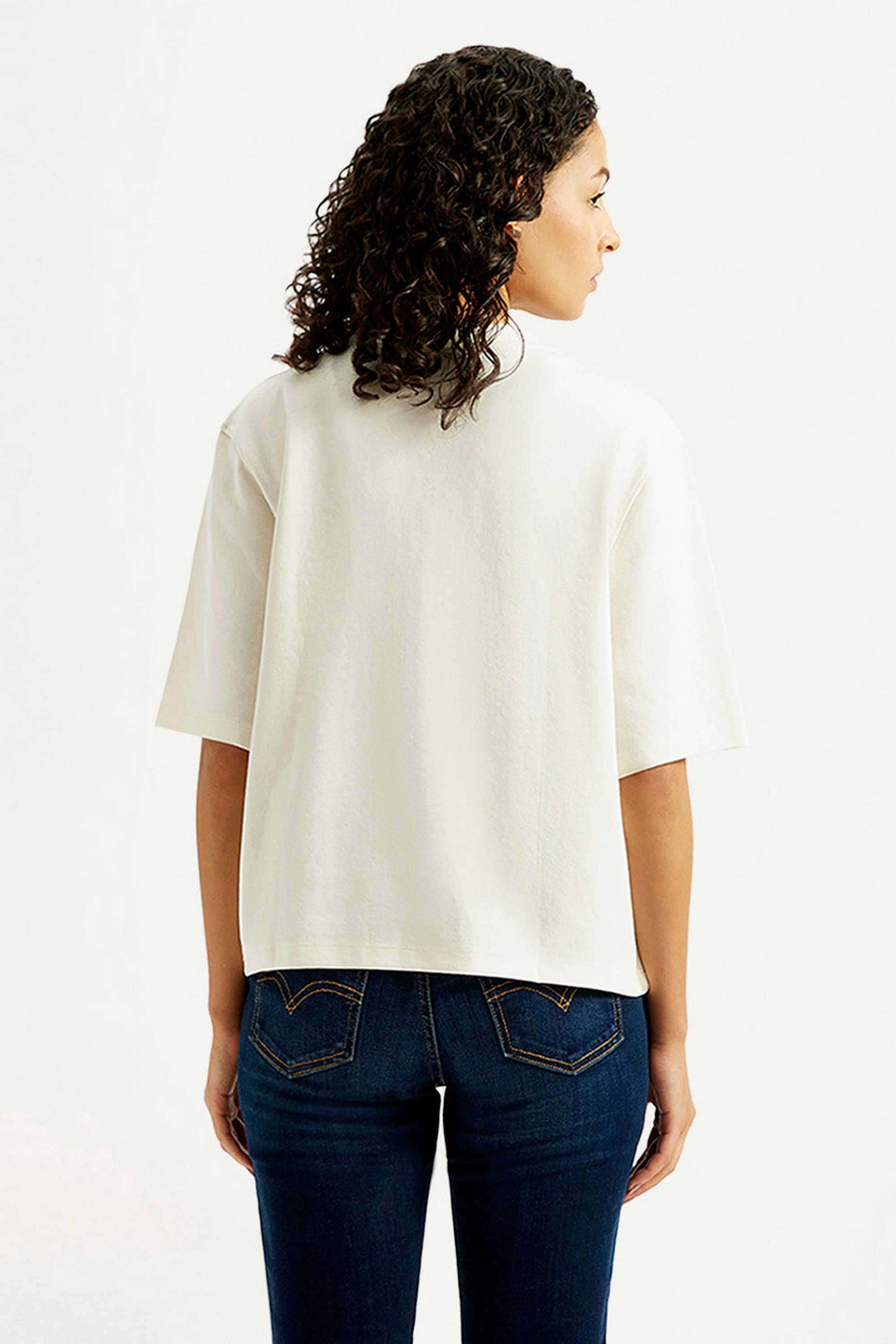 Embroidered-Blended-Fabric-Round-Neck-Women-s-T-Shirt