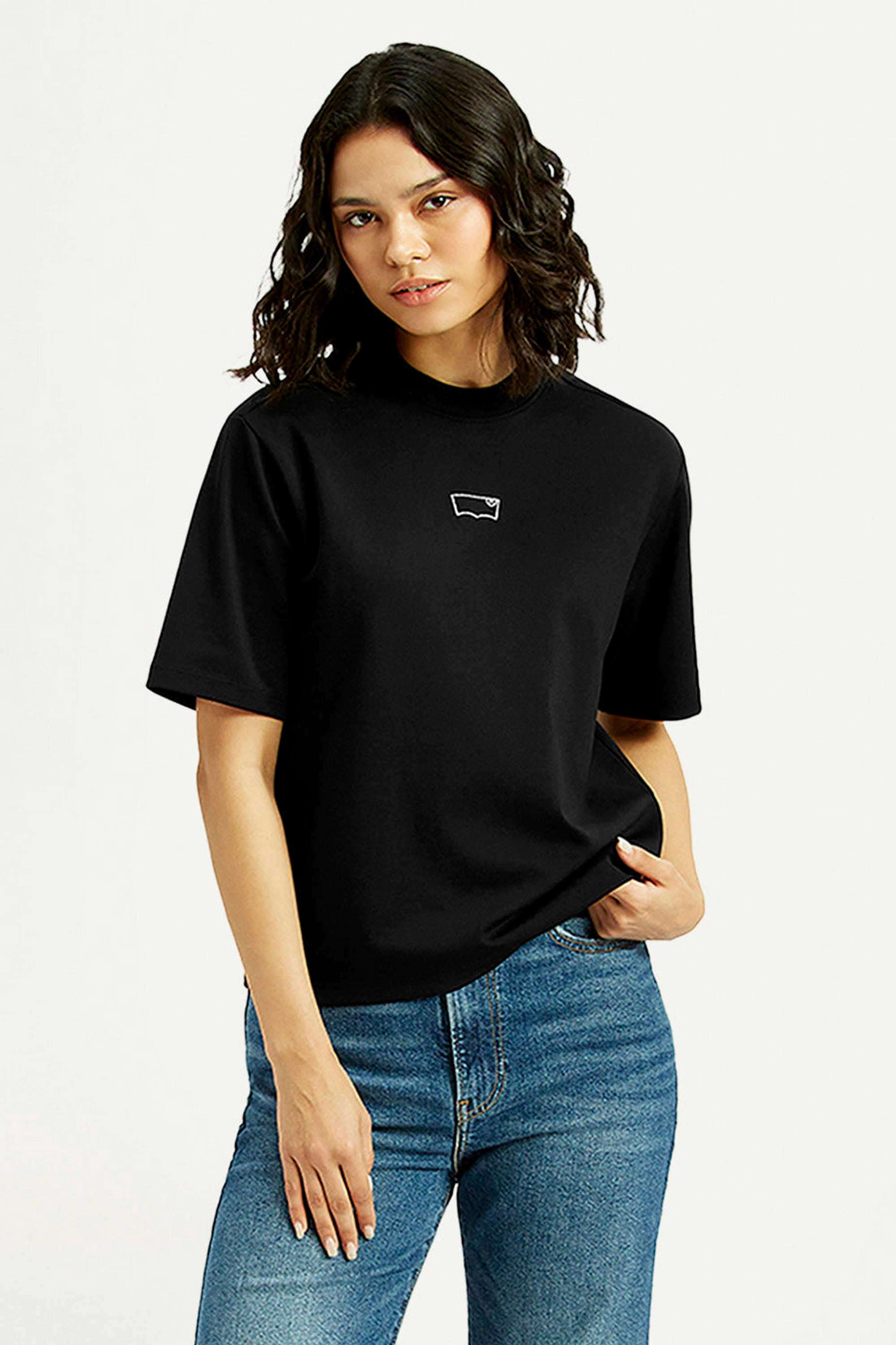 Printed-Cotton-Blend-Round-Neck-Women-s-T-Shirt