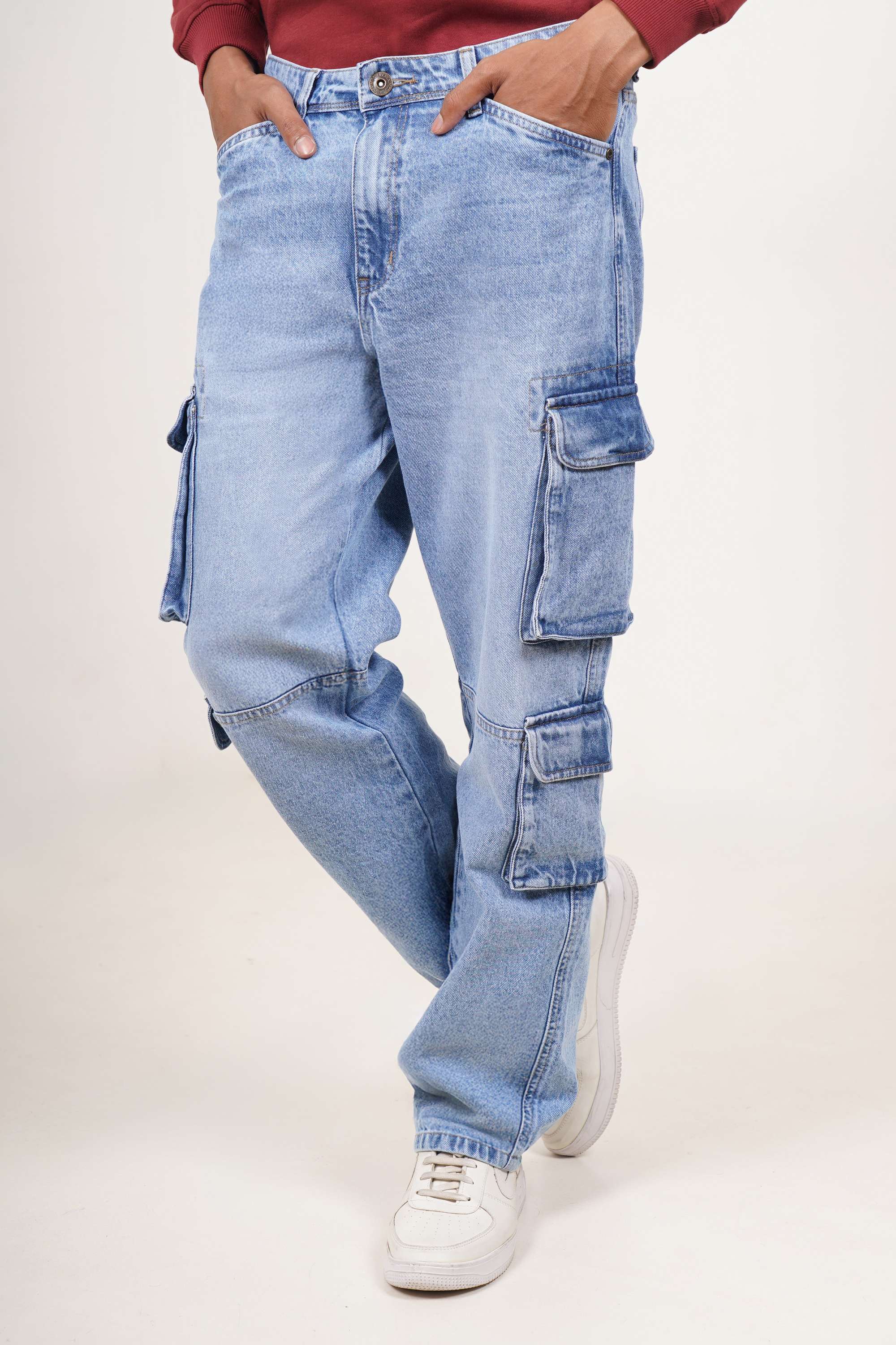 Solid-Cotton-Straight-Fit-Men-s-Trousers