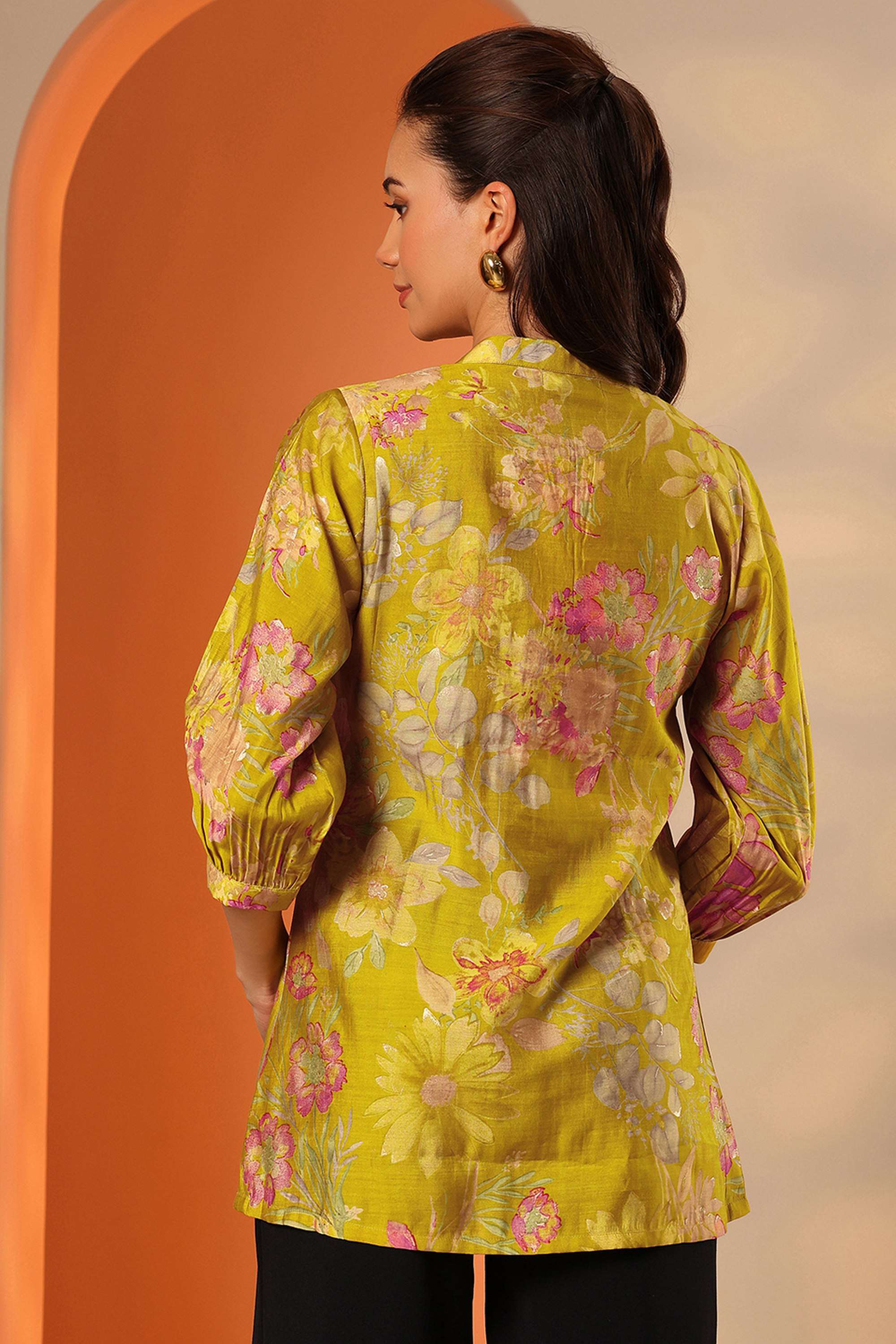 Blended-Fabric-Straight-Fit-Women-s-Kurti