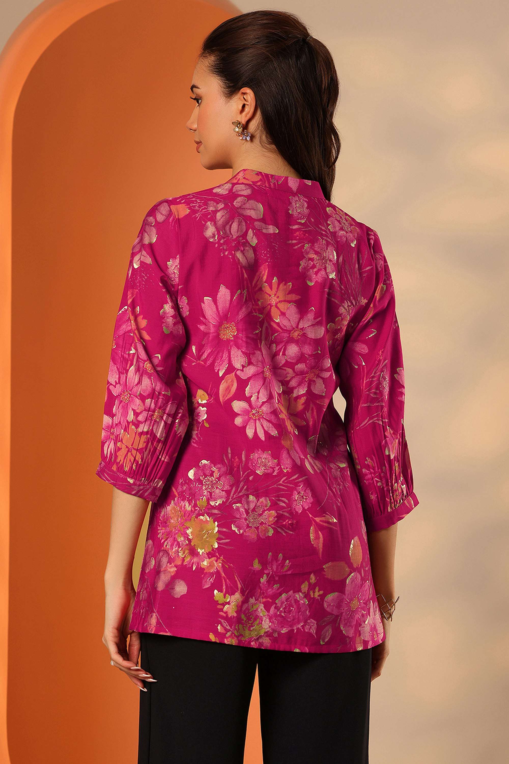 Blended-Fabric-Straight-Fit-Women-s-Kurti