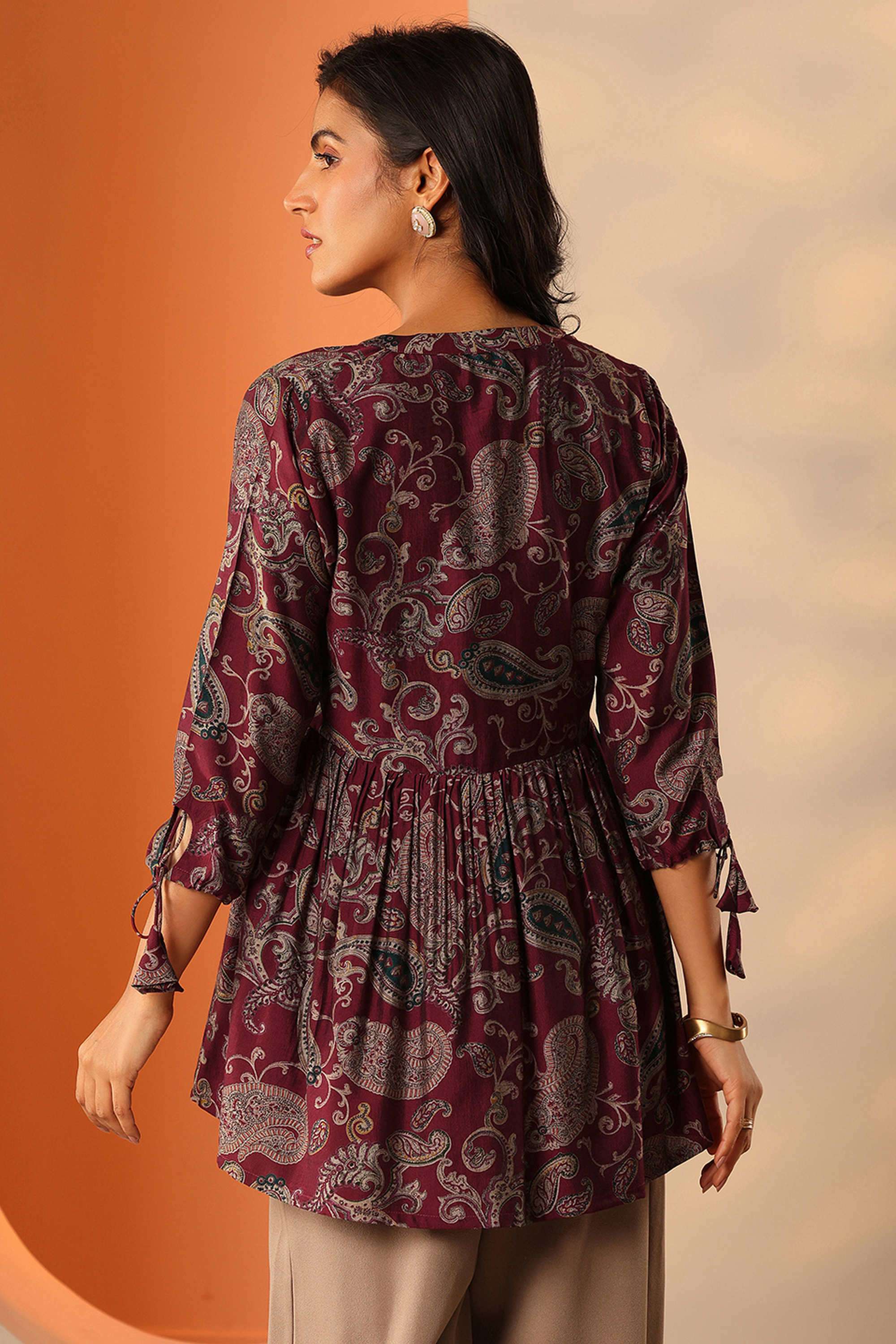 Traditional-Rayon-Collared-Women-s-Kurti