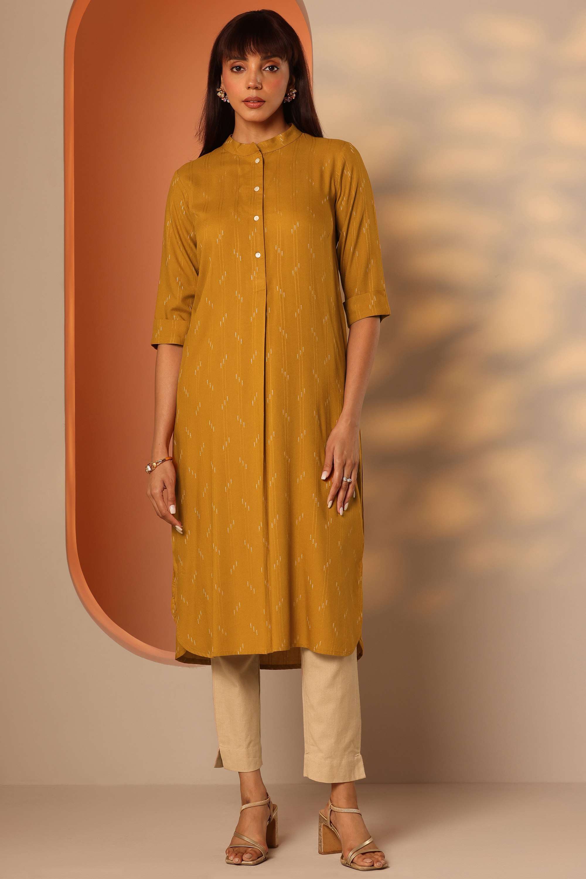 Rayon-Straight-Fit-Women-s-Kurta