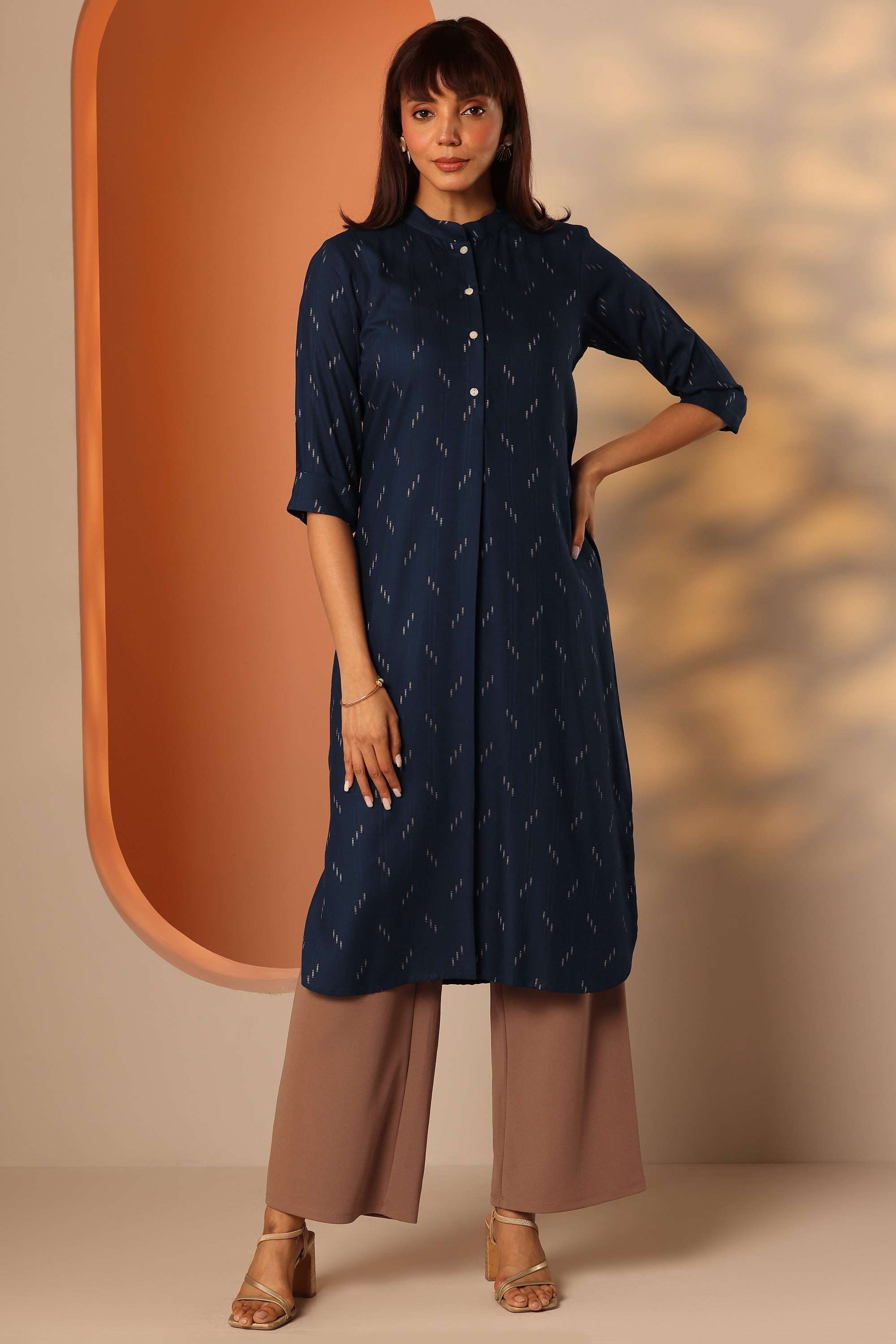 Rayon-Straight-Fit-Women-s-Kurta