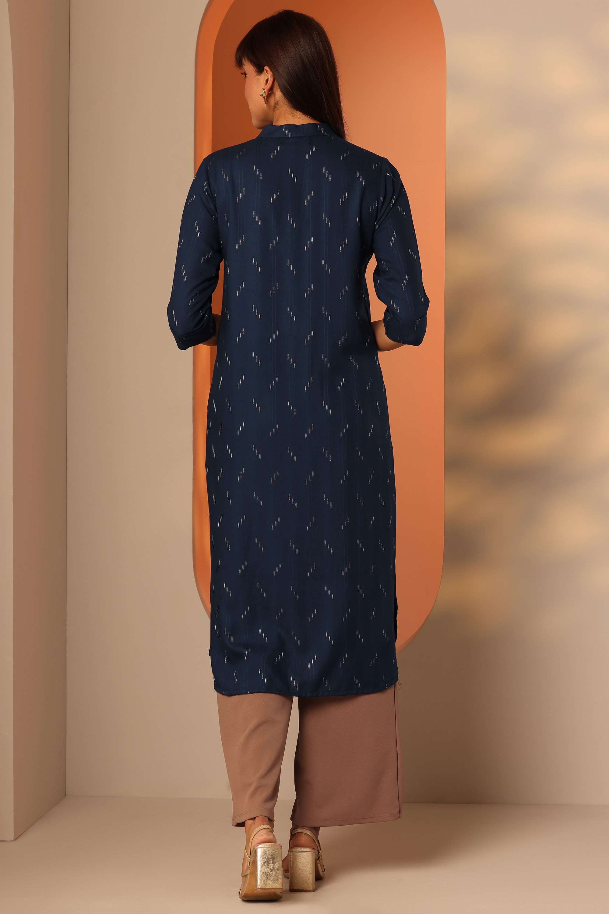 Rayon-Straight-Fit-Women-s-Kurta