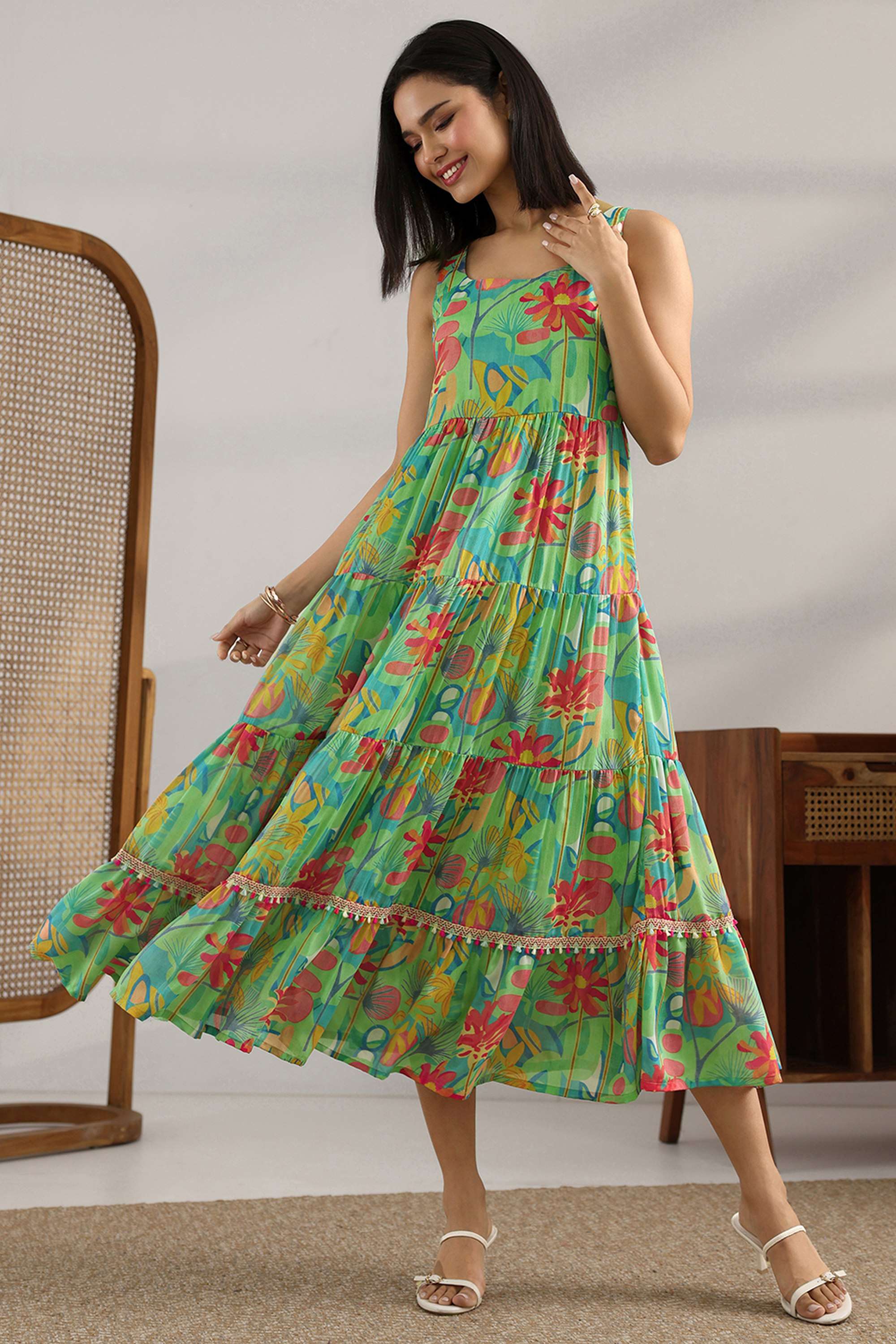 Chiffon-Straight-Fit-Women-s-Dress