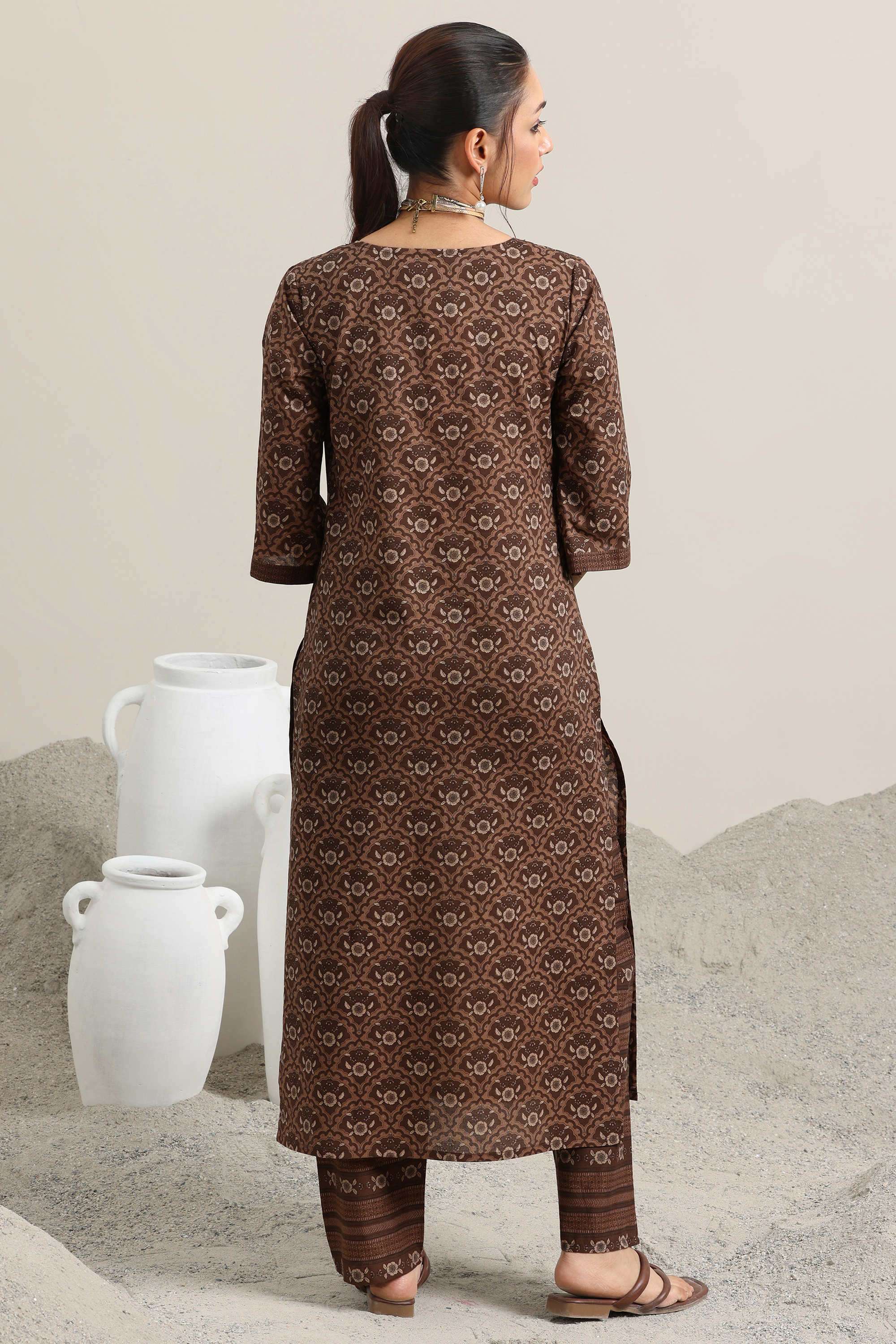 Floral-Cotton-Straight-Fit-Women-s-Kurta-Set