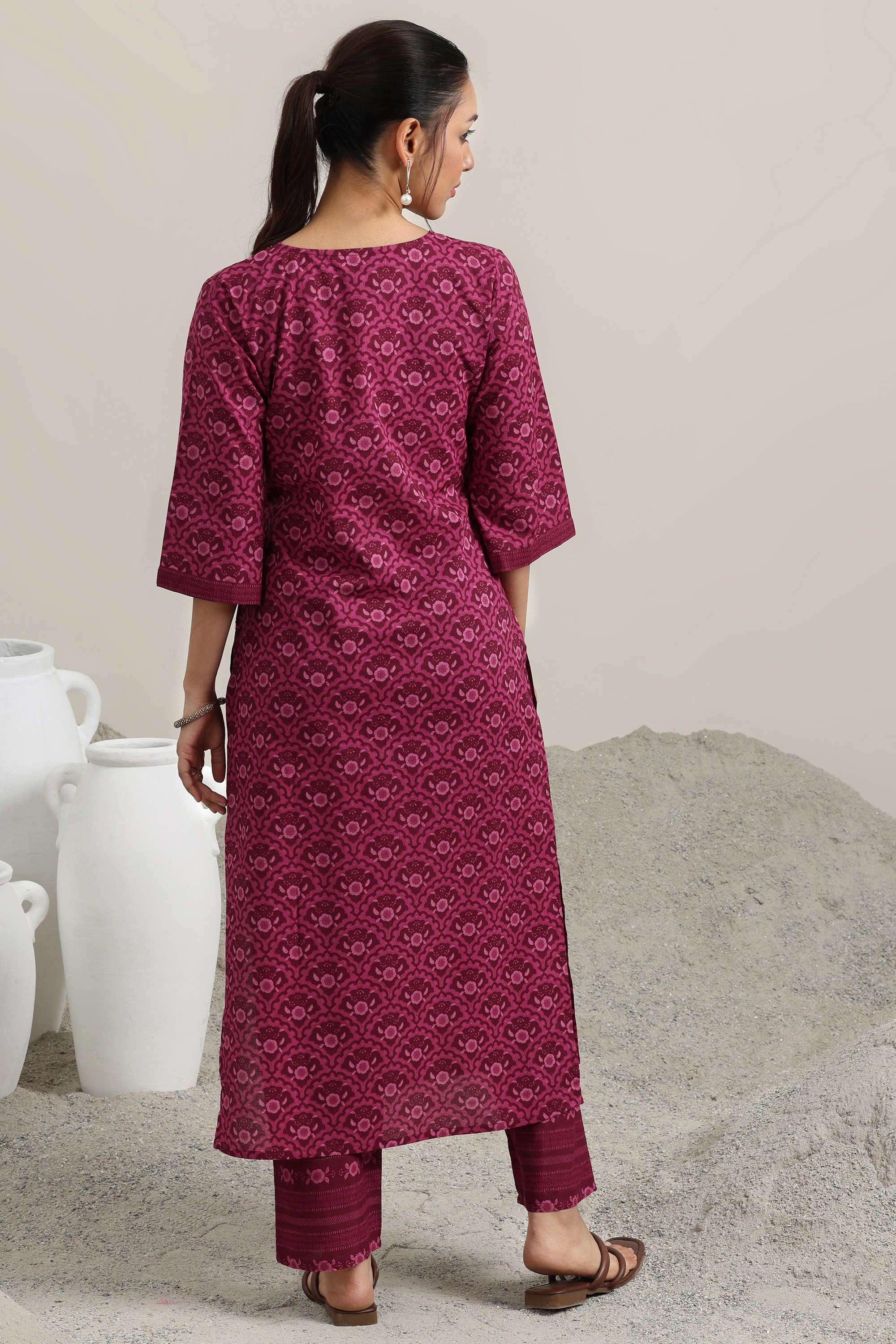 Floral-Cotton-Straight-Fit-Women-s-Kurta-Set