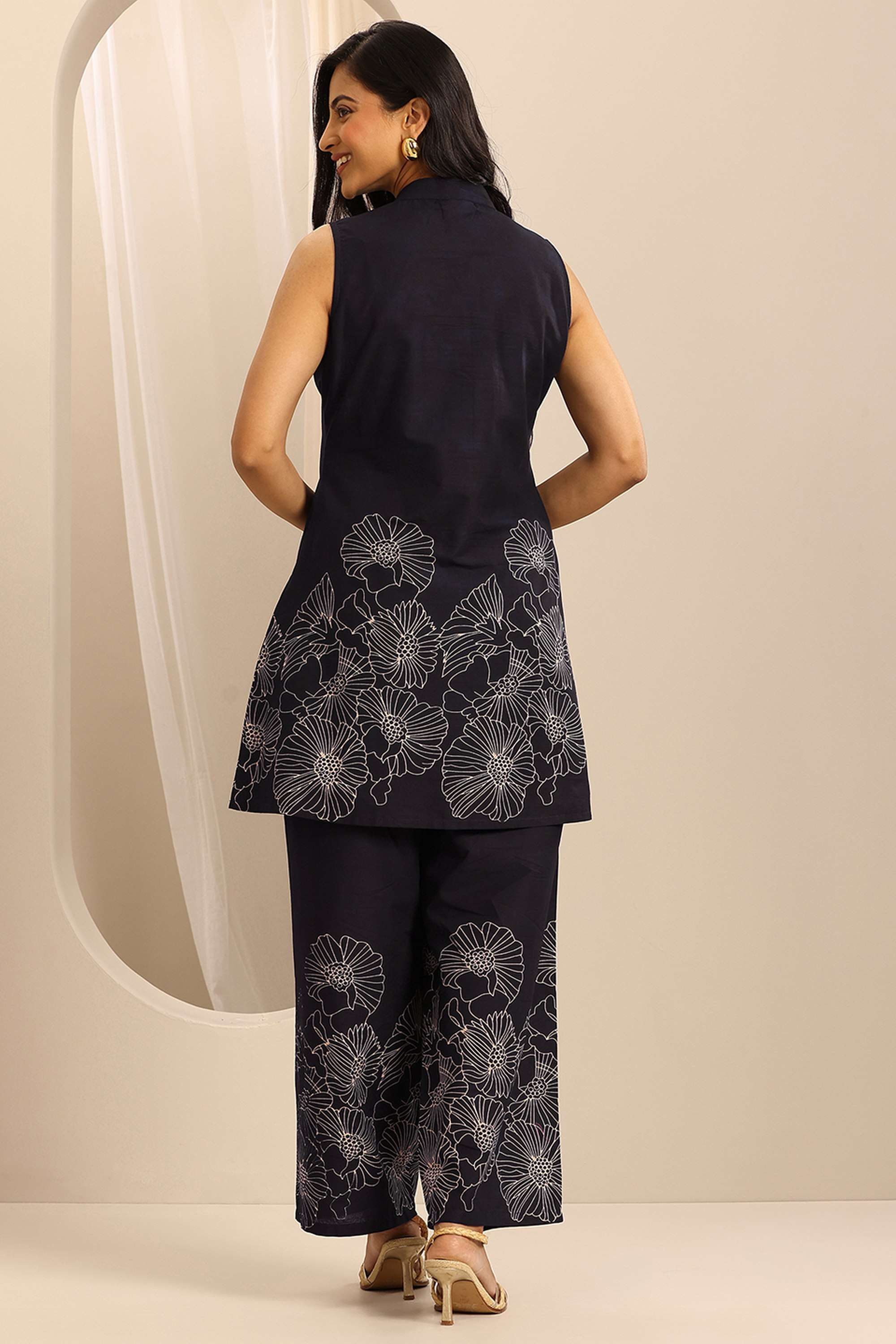 Sleeveless-Regular-Fit-Cotton-Women-s-Co-Ord-Set