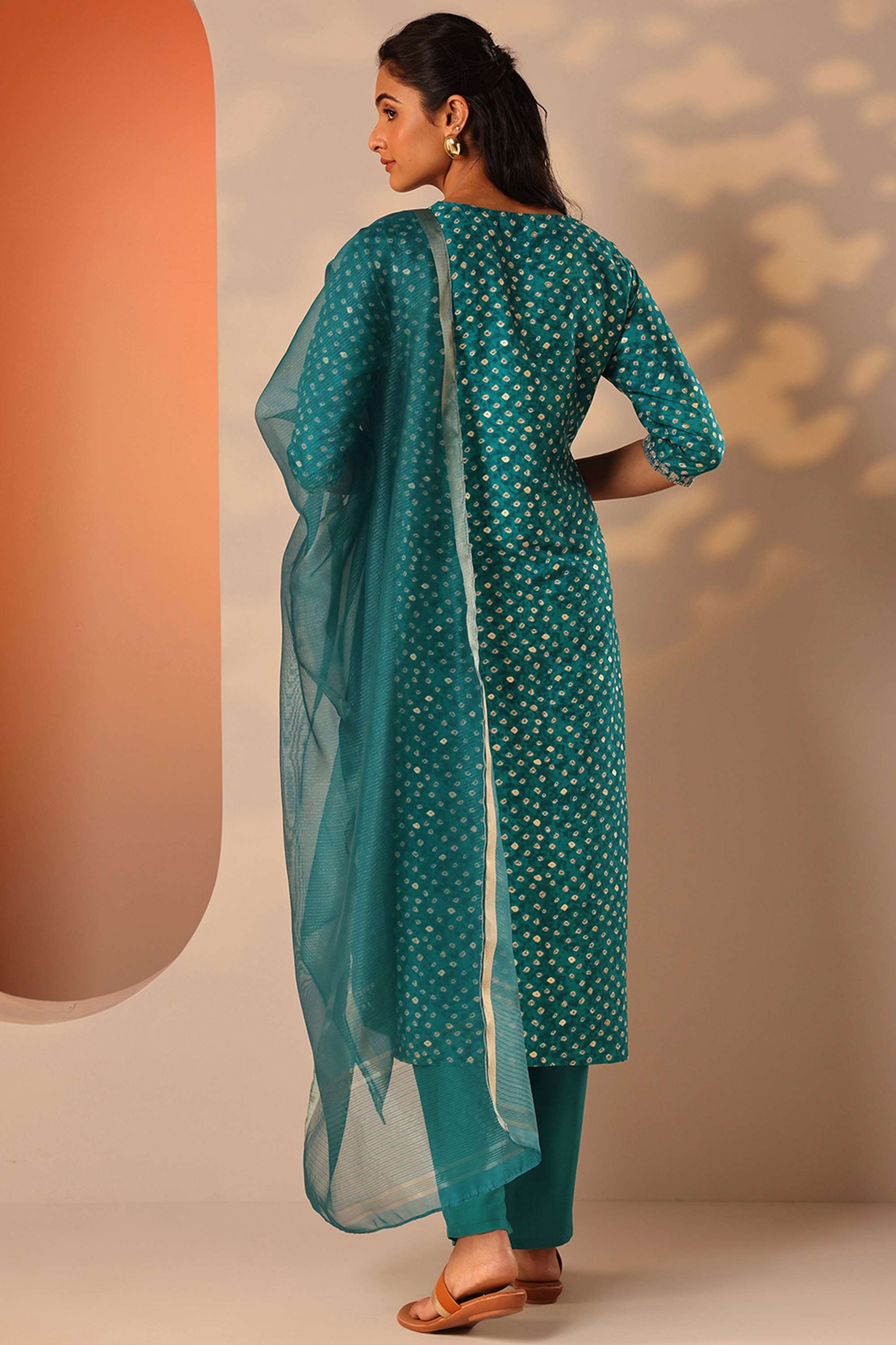 Blended-Fabric-Straight-Fit-Women-s-Kurta-Set