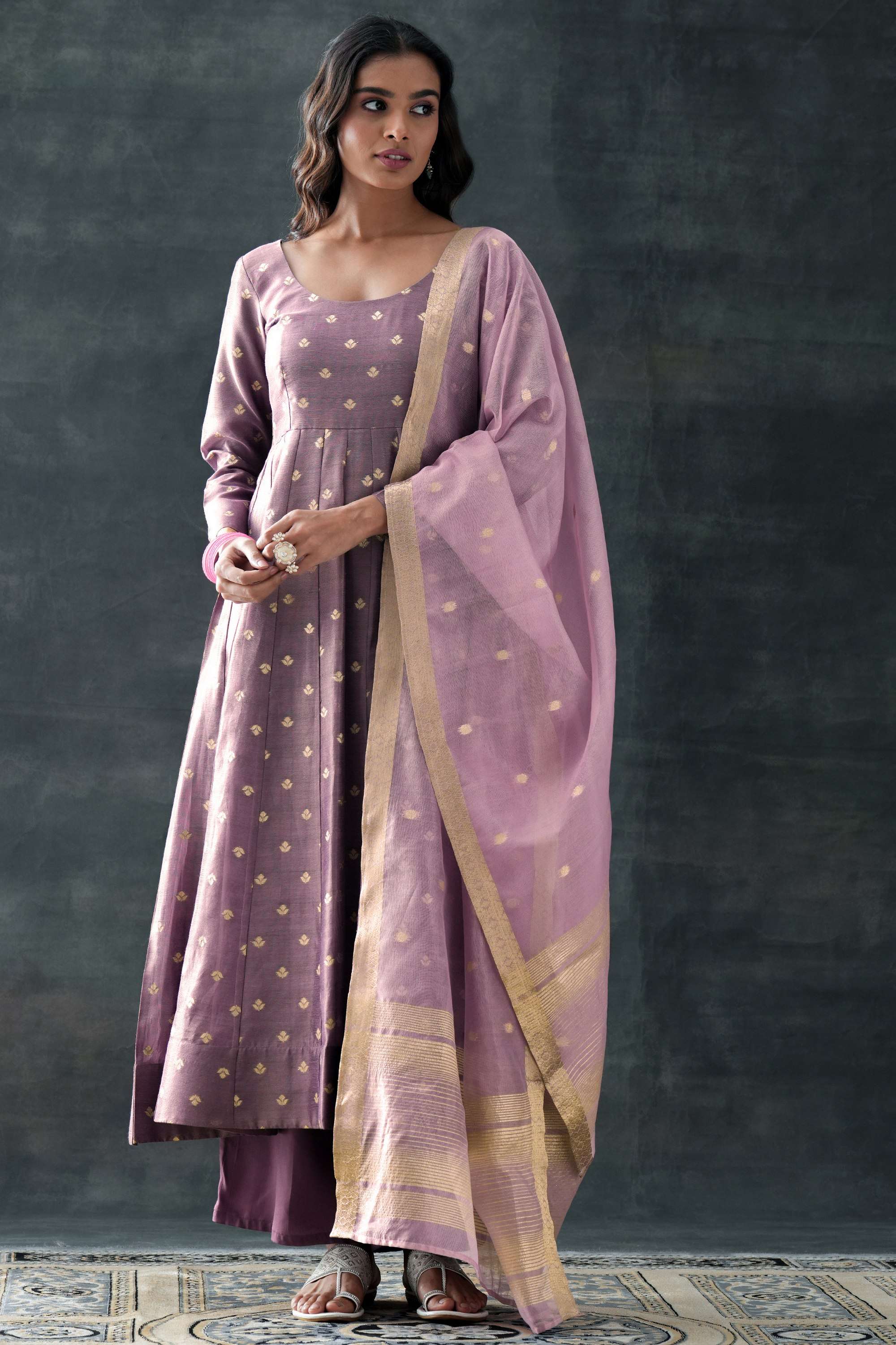 Blended-Fabric-Straight-Fit-Women-s-Kurta-Set