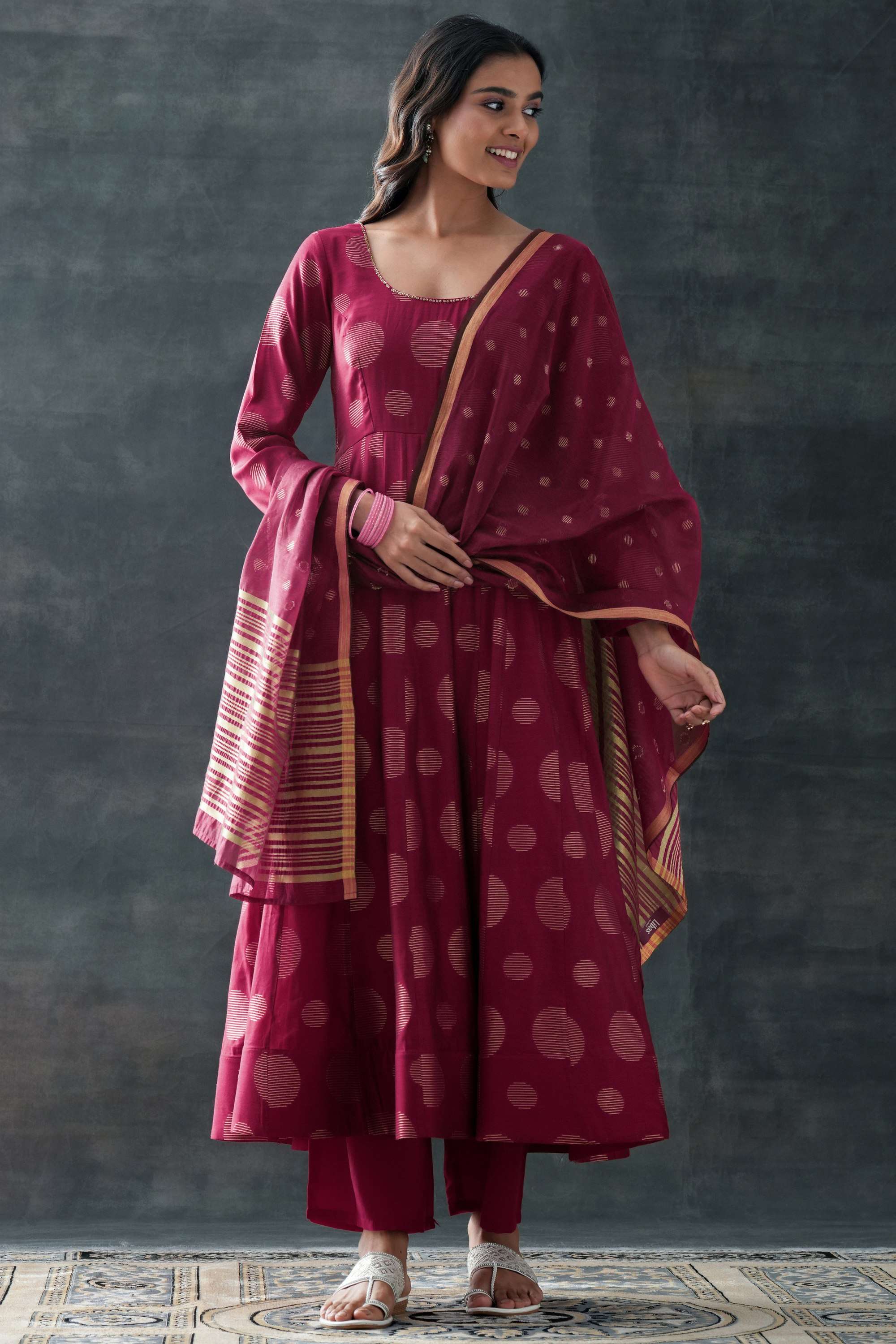 Blended-Fabric-Straight-Fit-Women-s-Kurta-Set