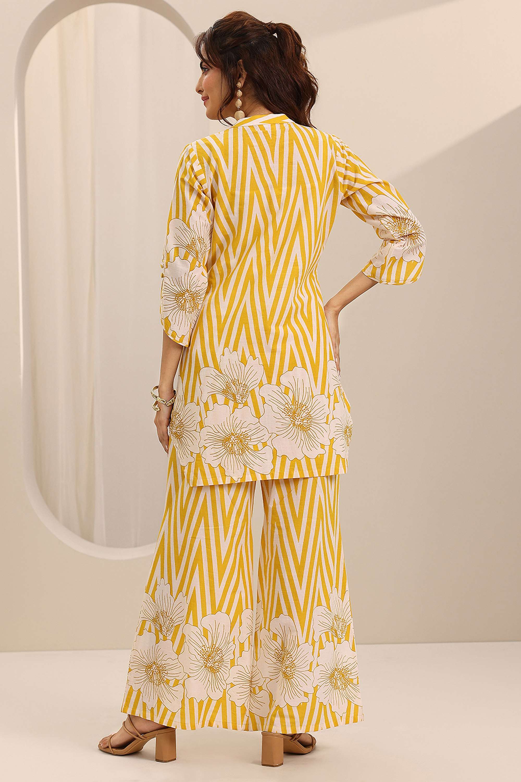 Printed-Cotton-Round-Neck-Women-s-Casual-Wear-Co-Ord-Set