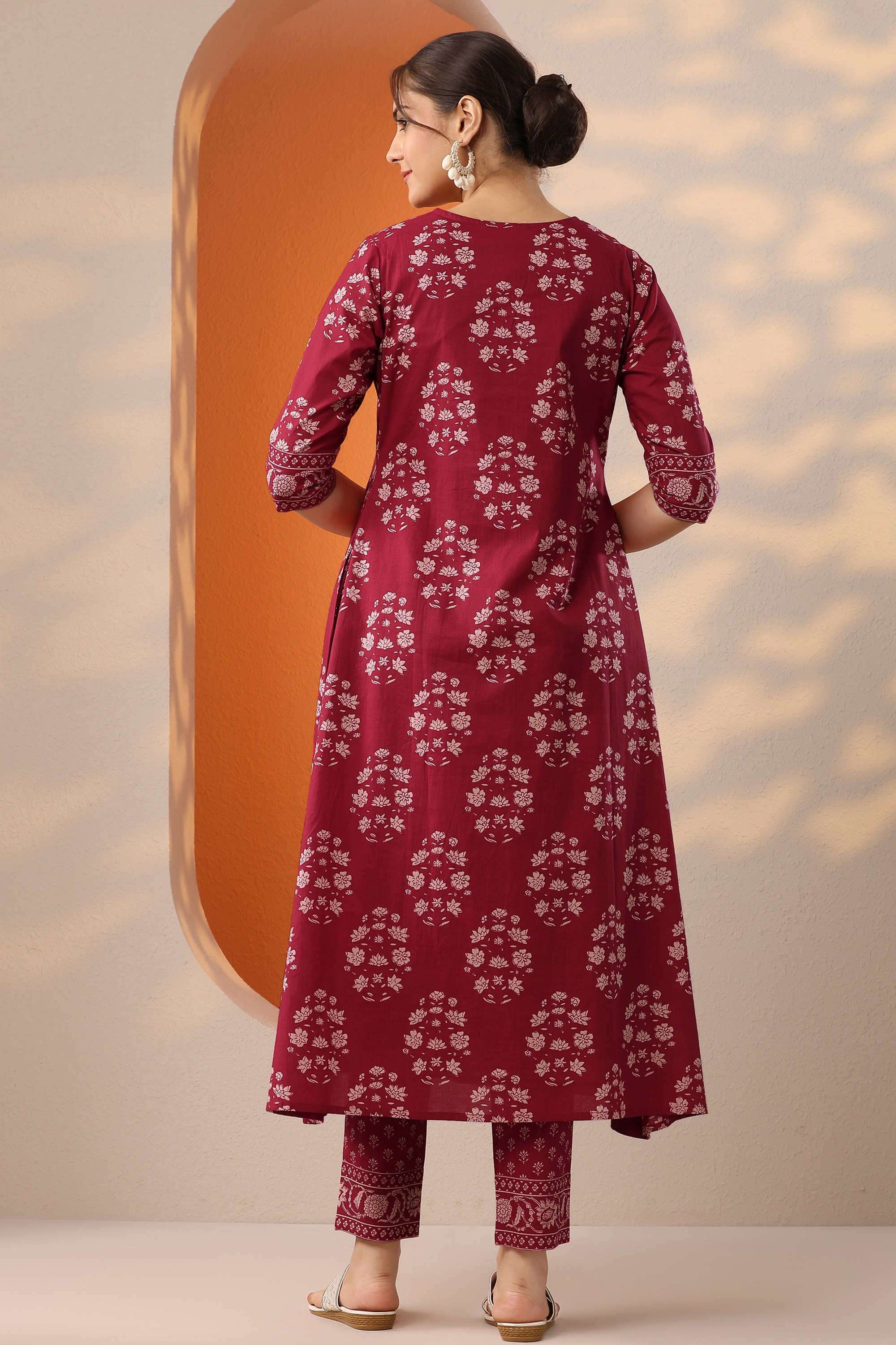 Floral-Cotton-Straight-Fit-Women-s-Kurta-Set