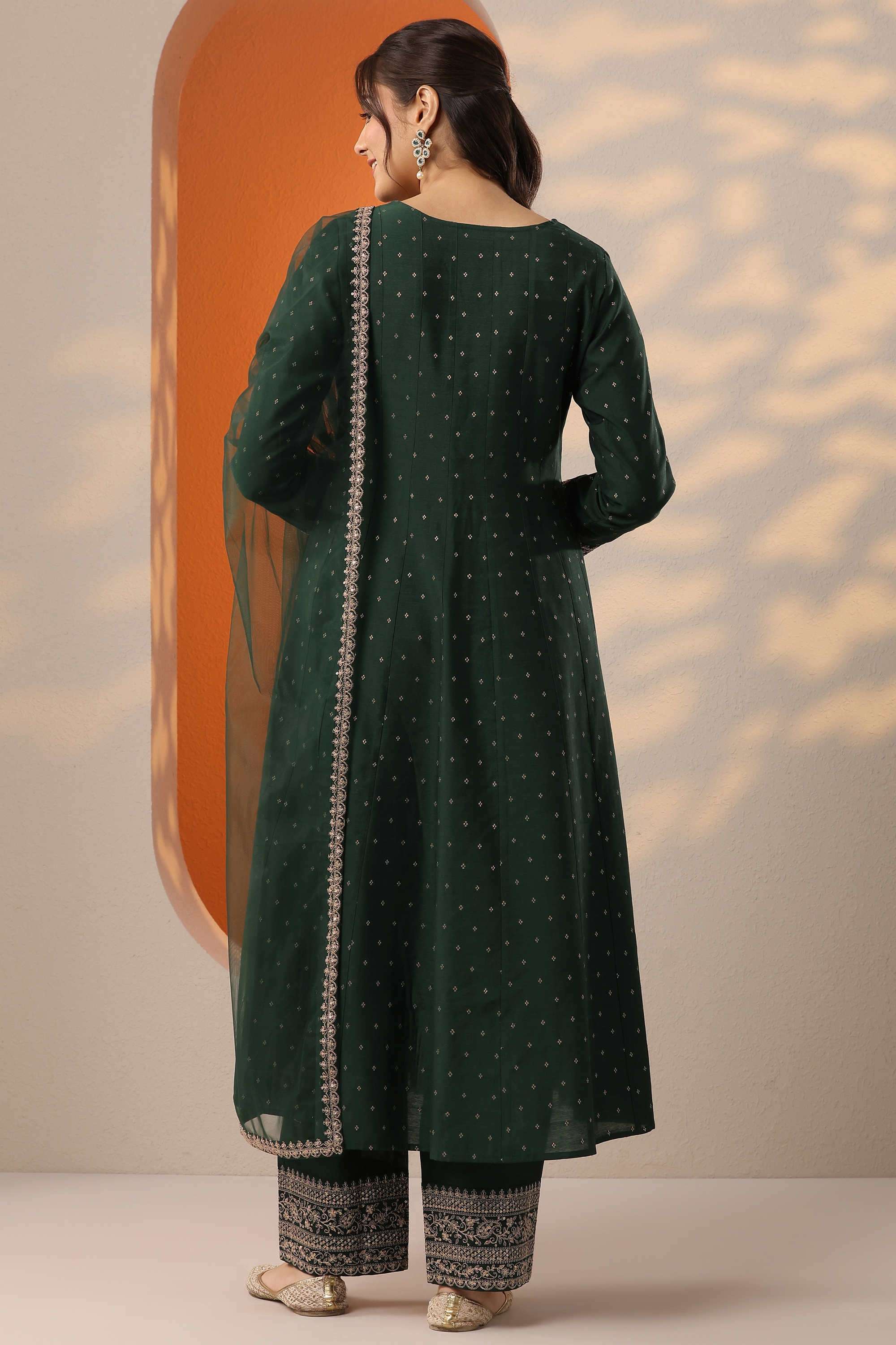 Floral-Blended-Fabric-Relaxed-Fit-Women-s-Kurta-Set