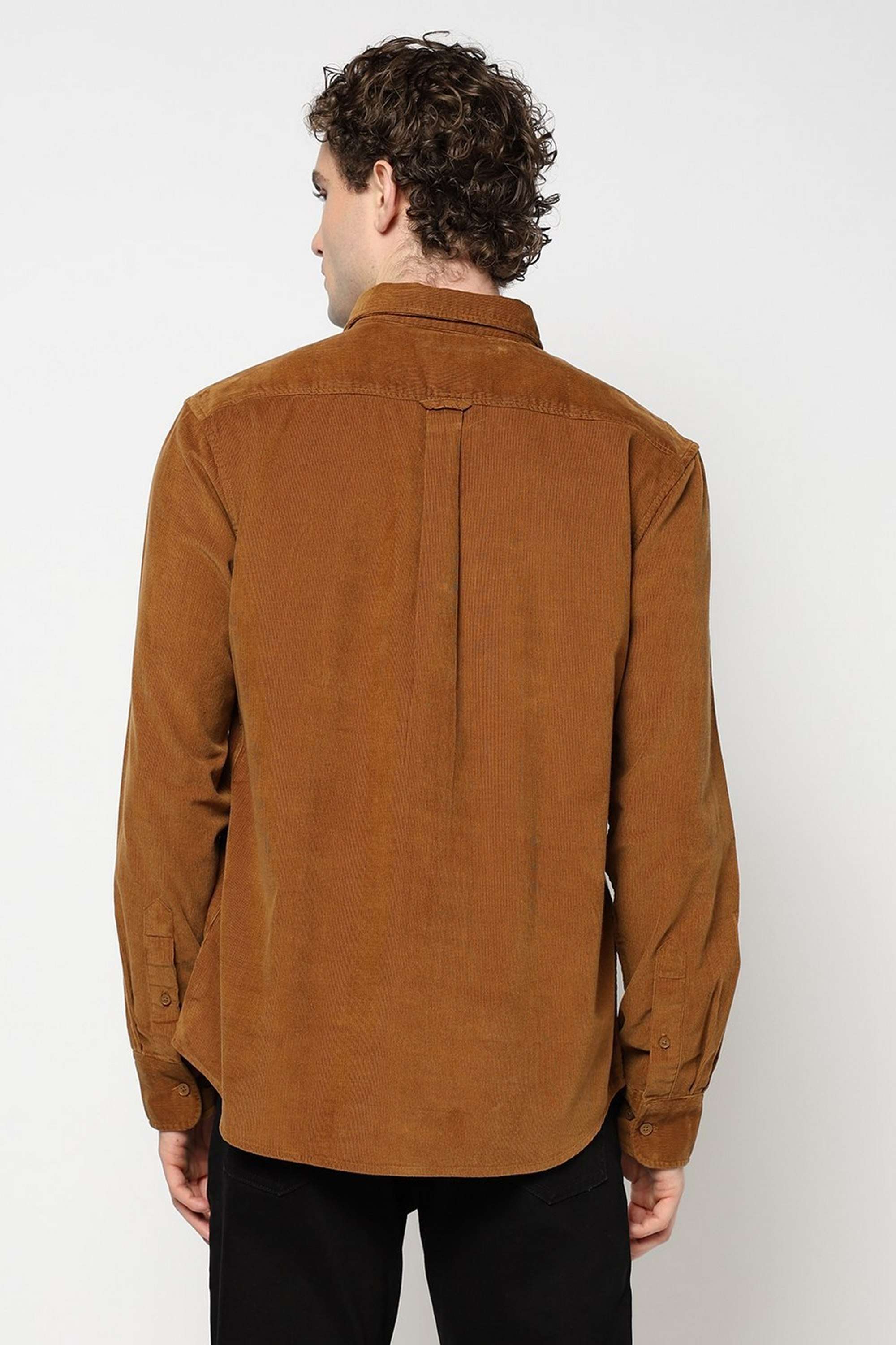 Solid-Cotton-Regular-Fit-Men-s-Casual-Shirt