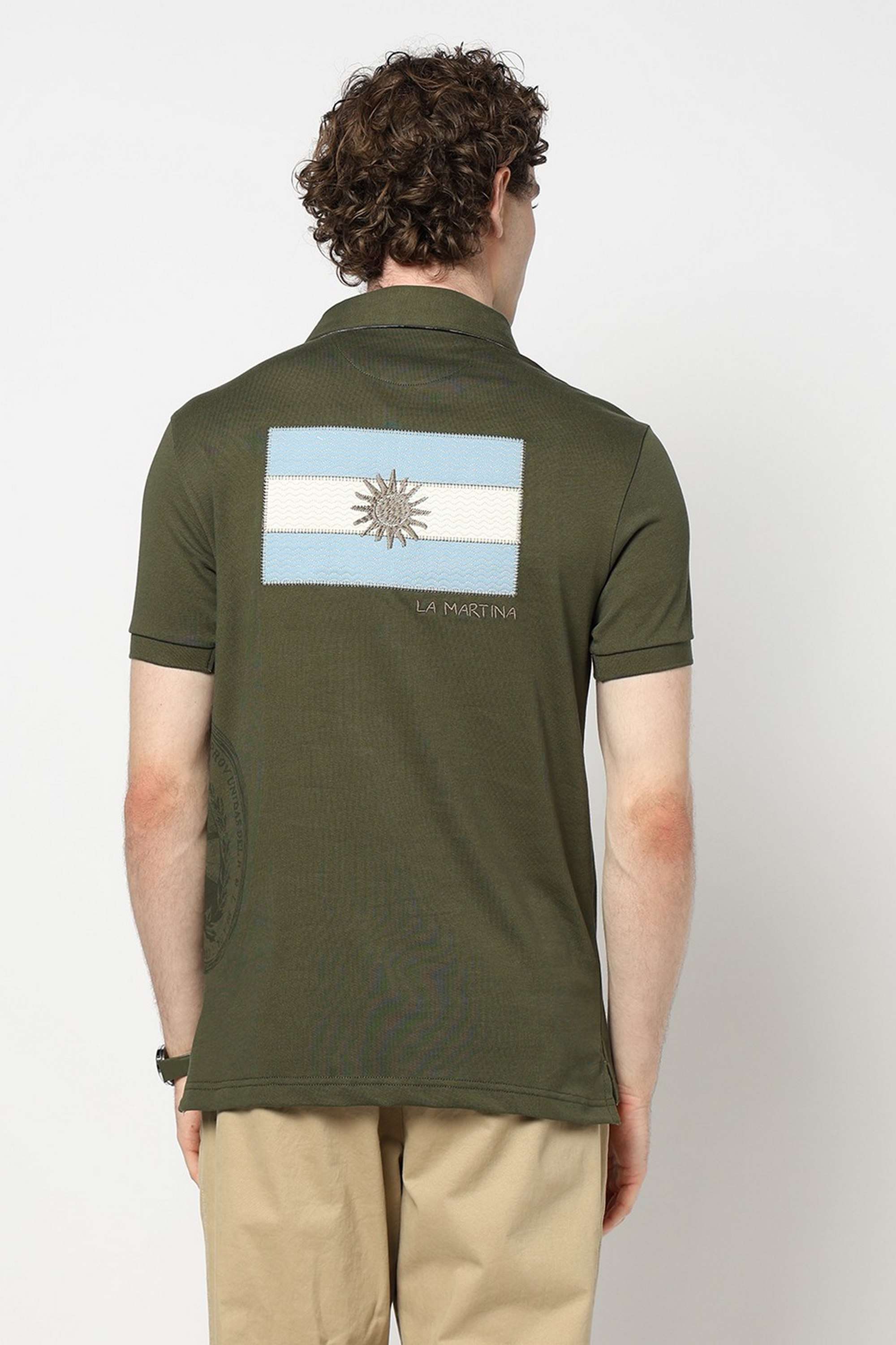 Solid-Blended-Fabric-Polo-Men-s-T-Shirt