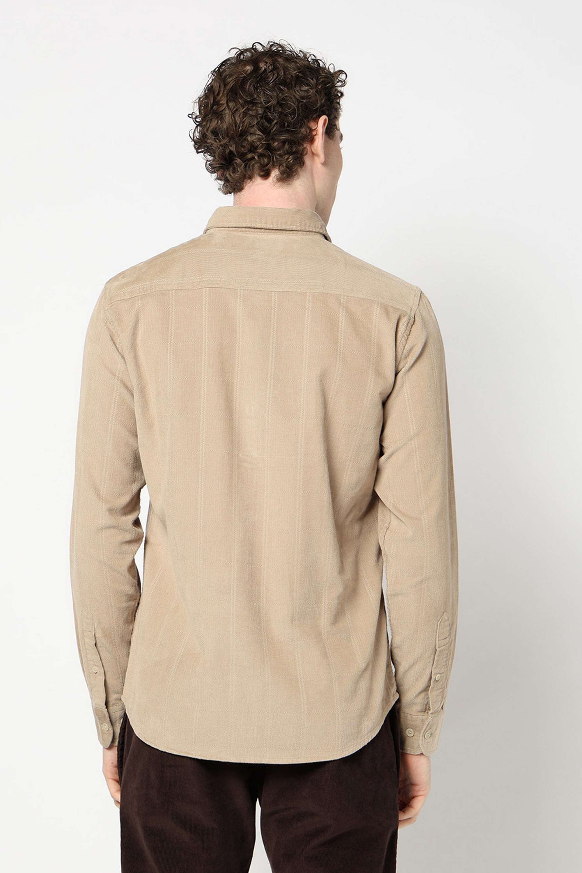 Checks-Blended-Fabric-Slim-Fit-Men-s-Shirt