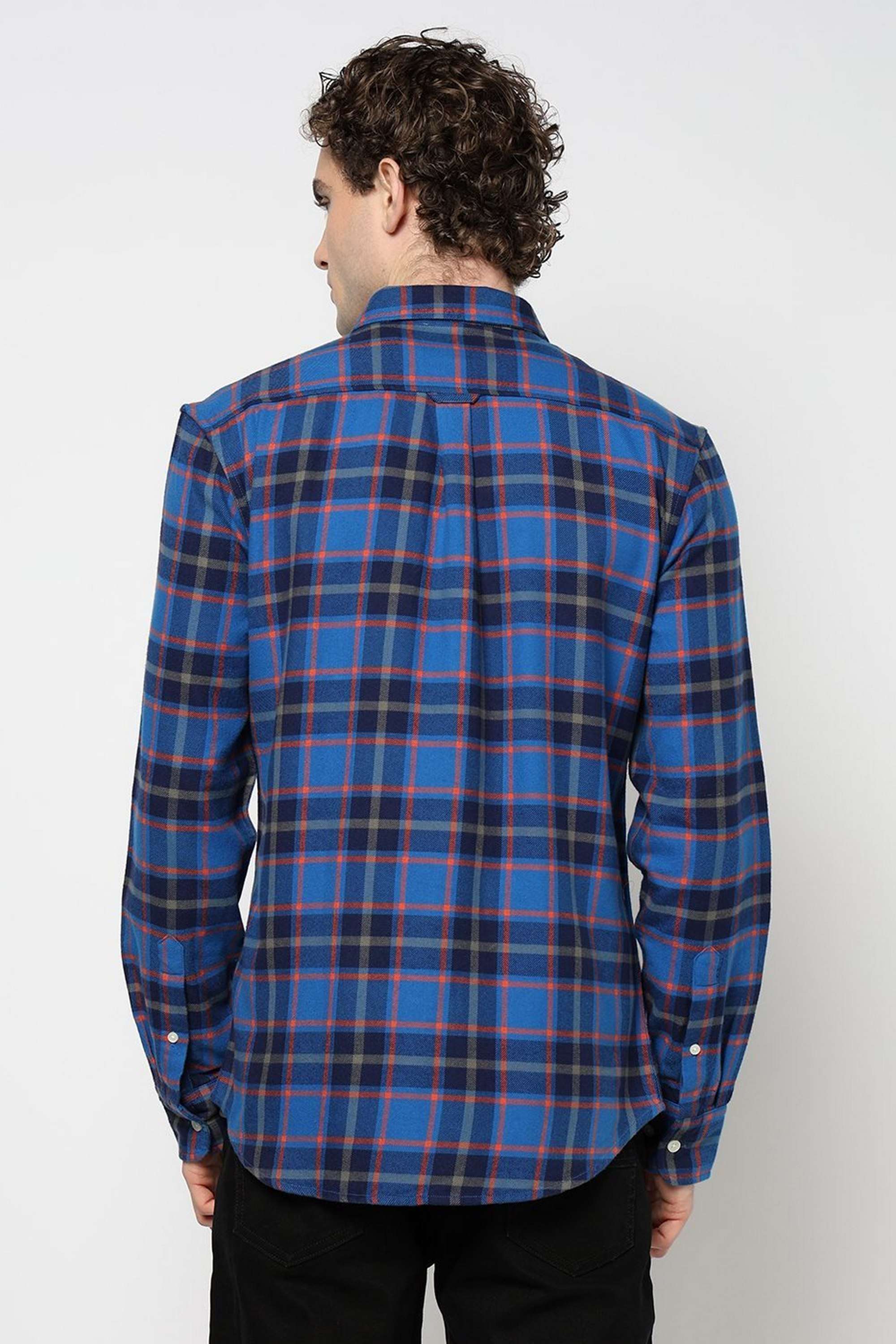 Checks-Blended-Fabric-Regular-Fit-Men-s-Shirt