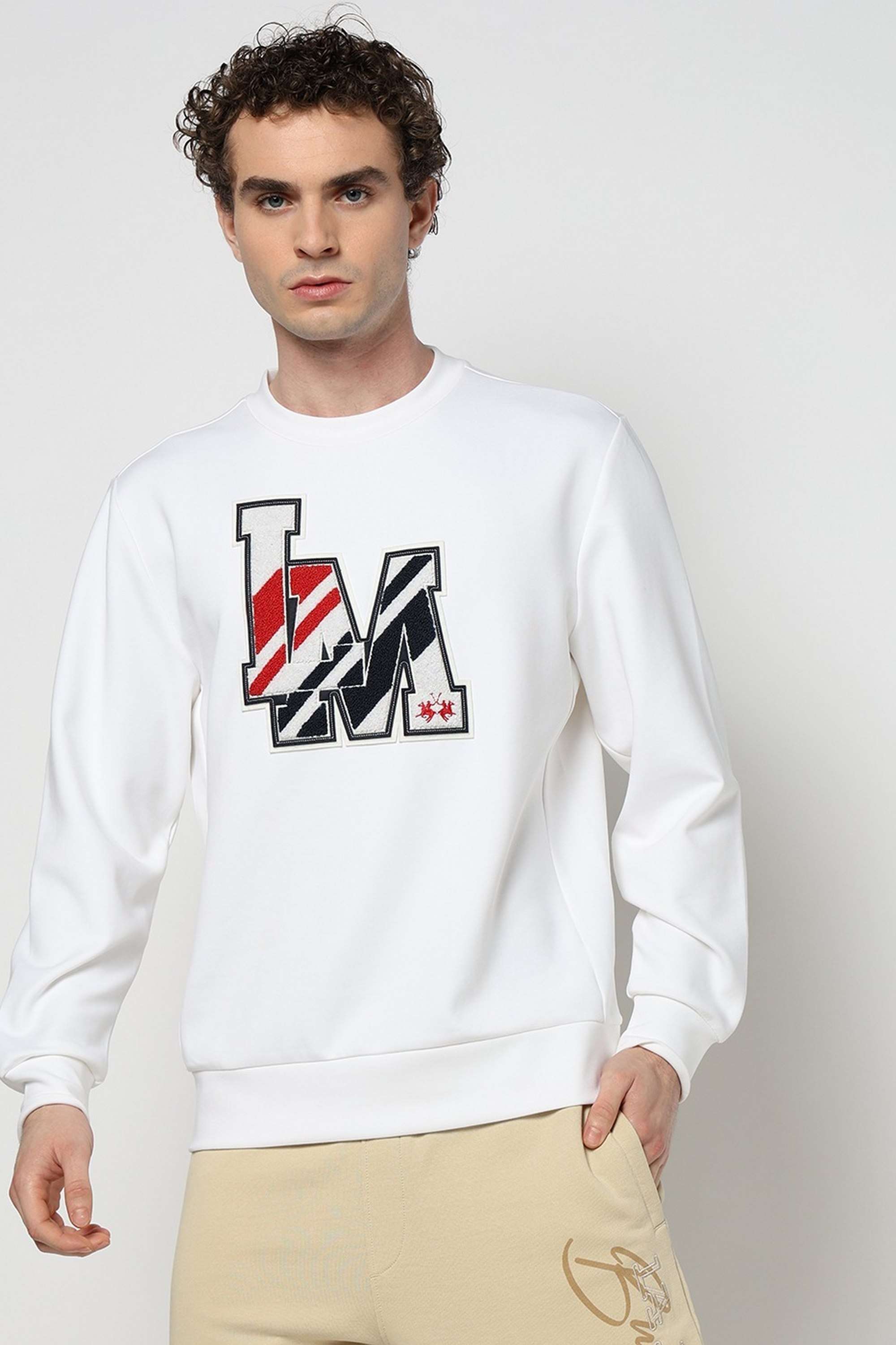 Solid-Blended-Fabric-Regular-Fit-Men-s-Sweatshirt